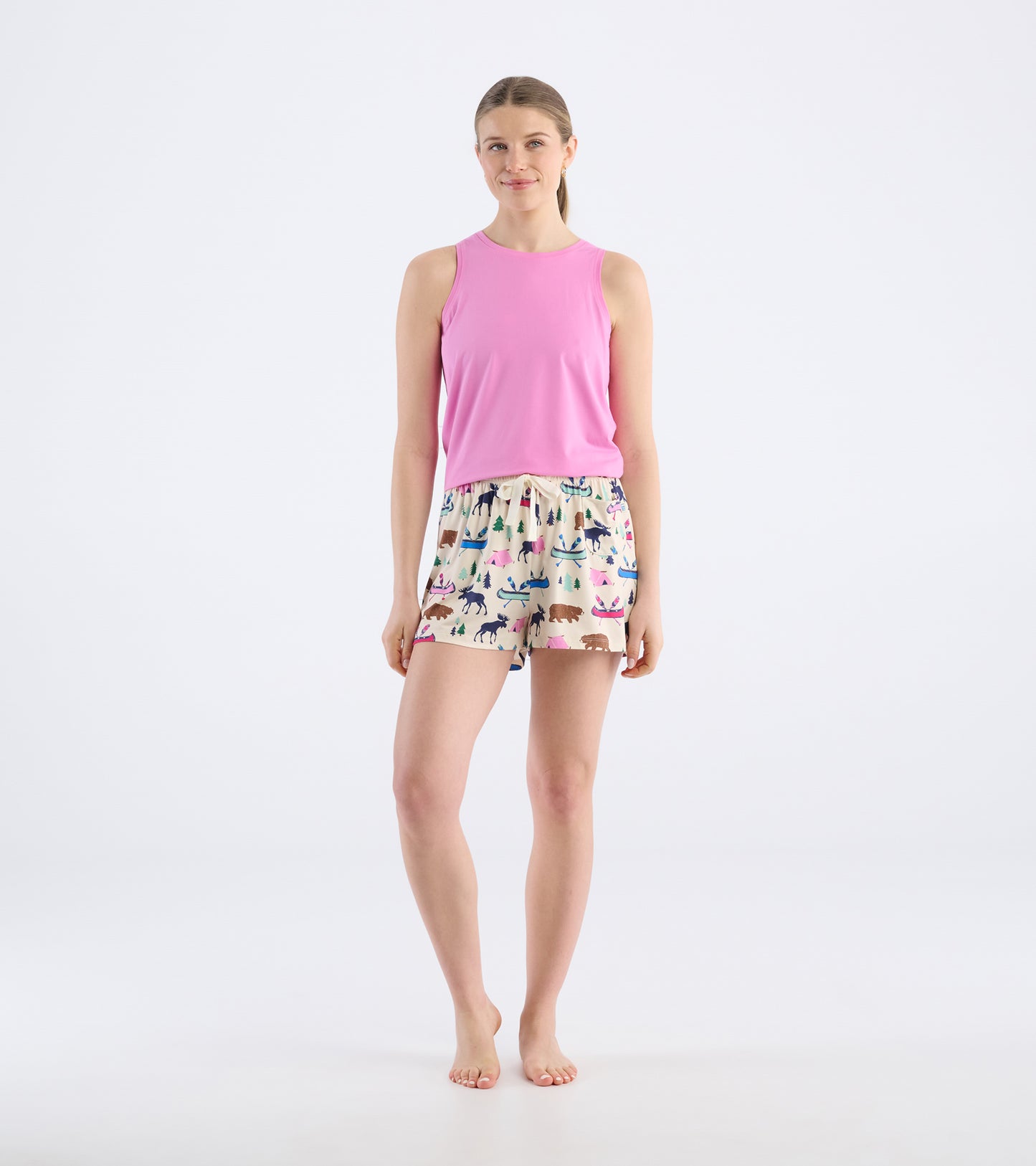 Women's Sketch Country Pajama Shorts