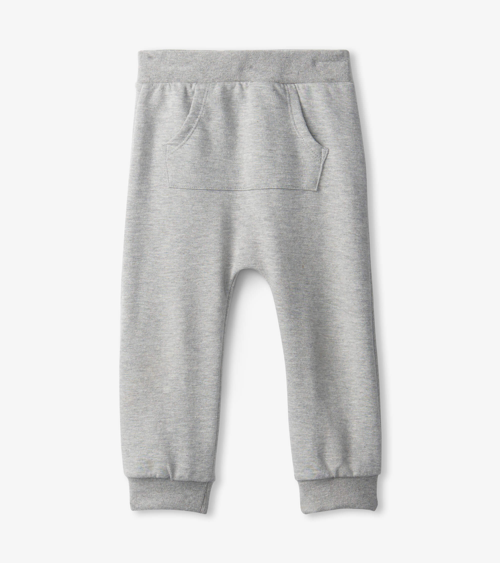 Baby Toddler Boys Grey Melange Joggers