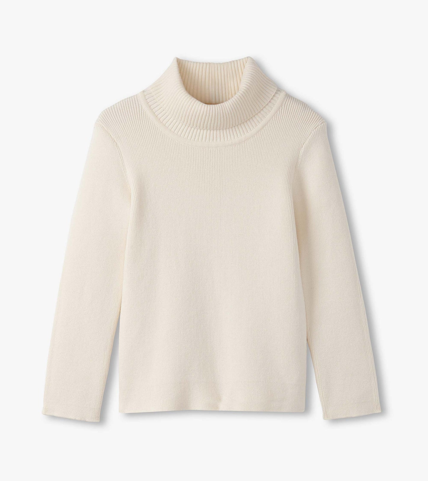 Girls Cream Turtleneck