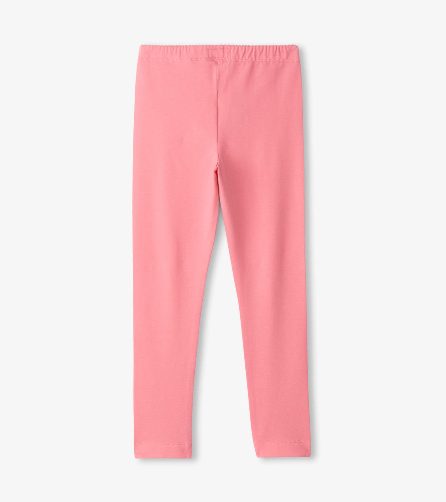 Pink leggings with a soft, stretchy fabric and an elastic waistband, suitable for active wear.