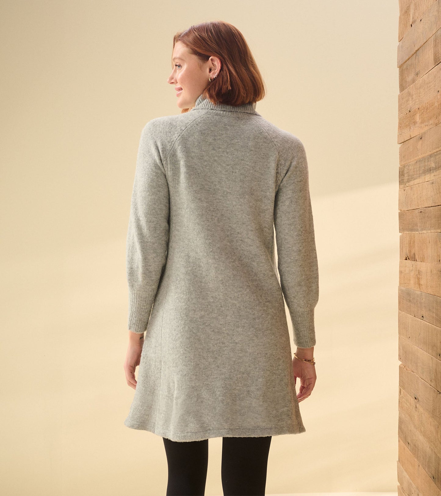 Swing Jumper Dress - Grey Heather