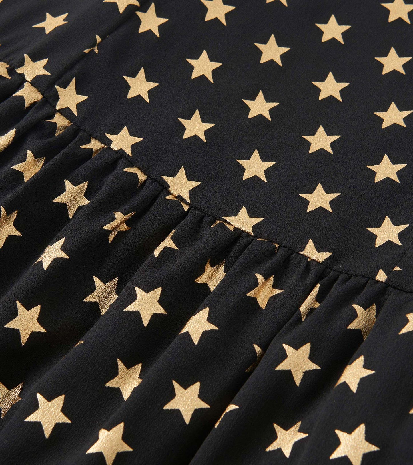 Girls Gold Stars Princess Dress