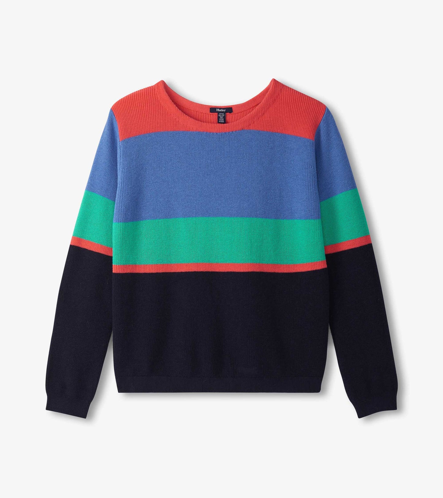 Devon Jumper - Bright Colorblock Stripes