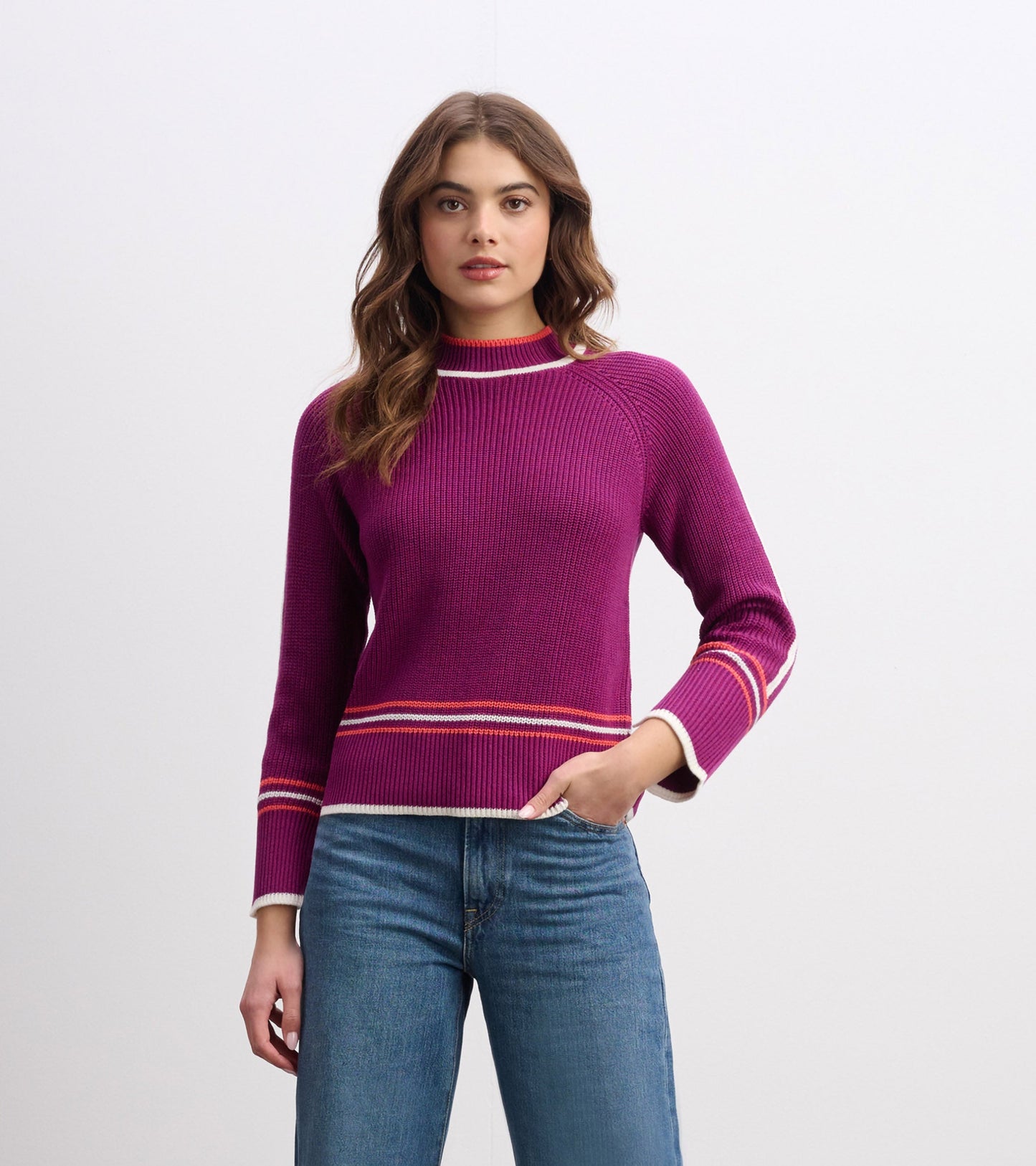 Raglan Pullover - Crushed Grape
