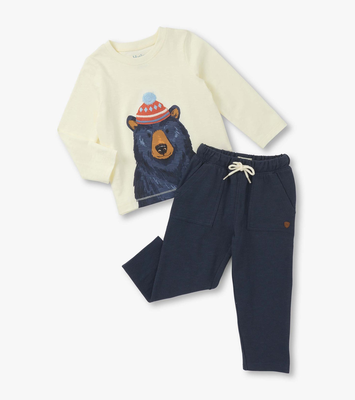Baby & Toddler Boys Bear Graphic Lounge Set