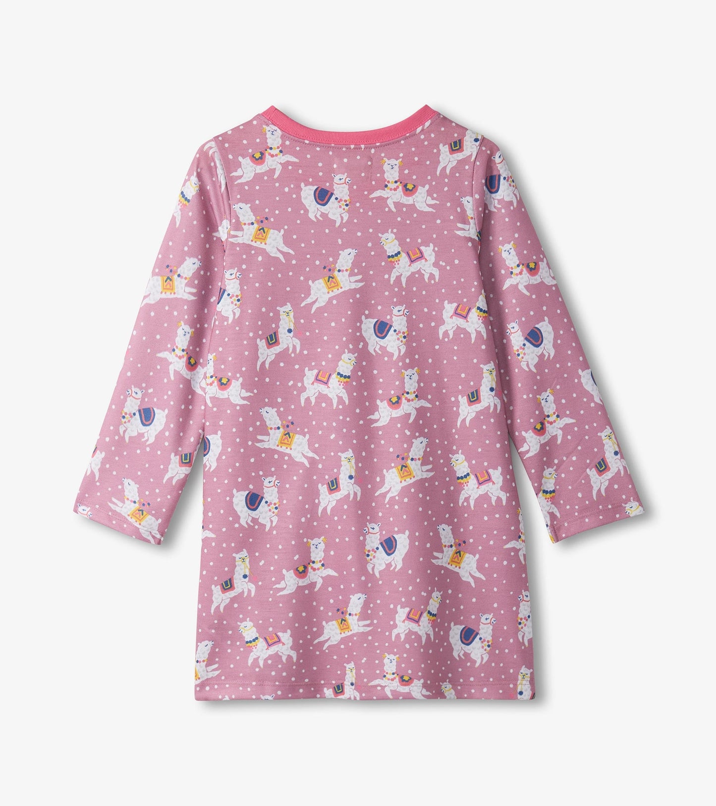 Girls Dancing Alpacas Long Sleeve Nightdress