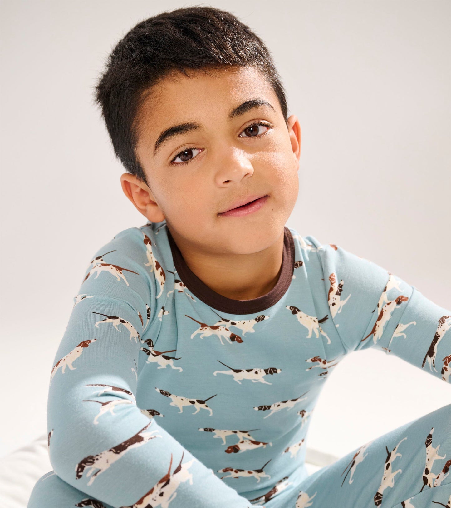 Boys Hunting Dogs Bamboo Pyjama Set