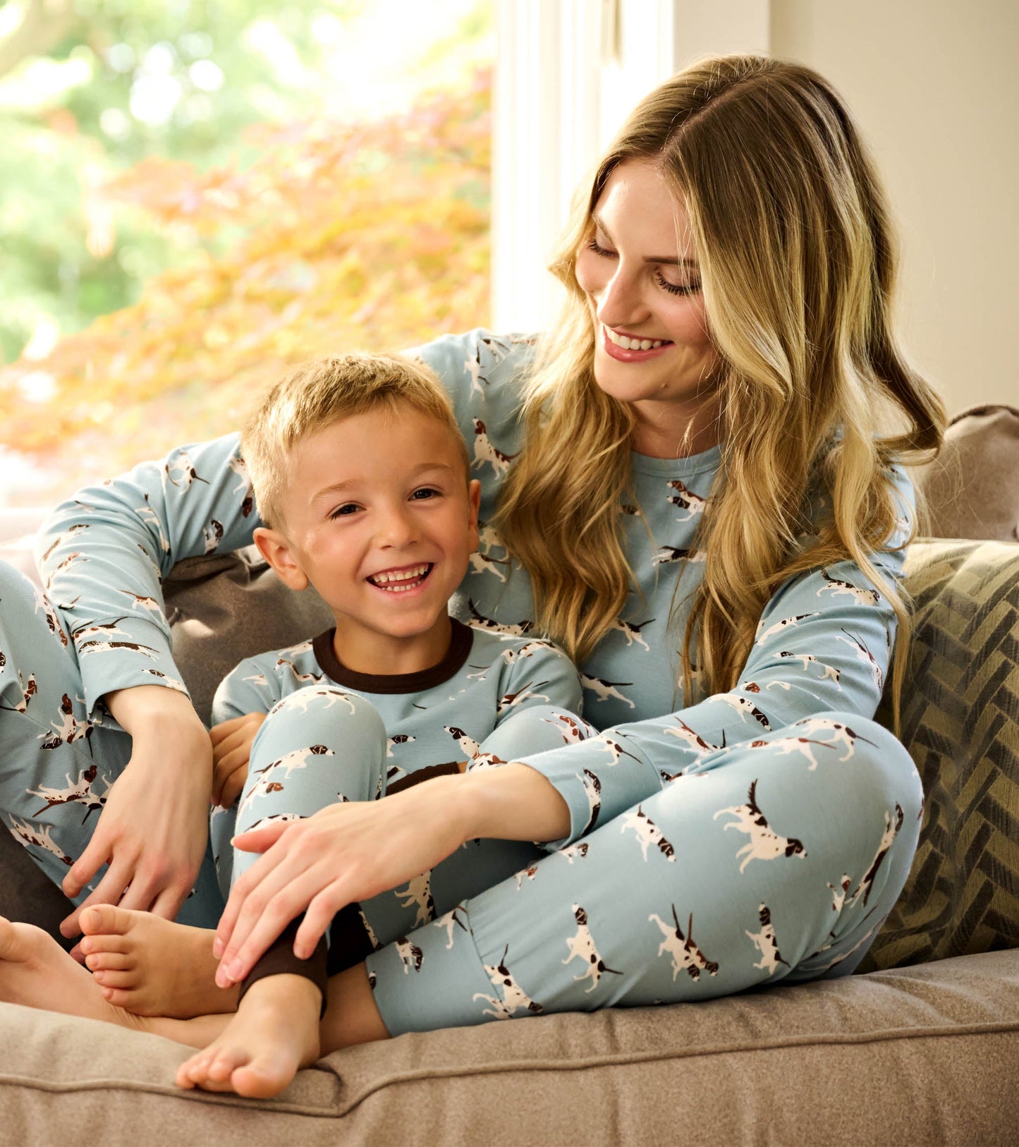 Women's Hunting Dogs Bamboo Pyjama Set