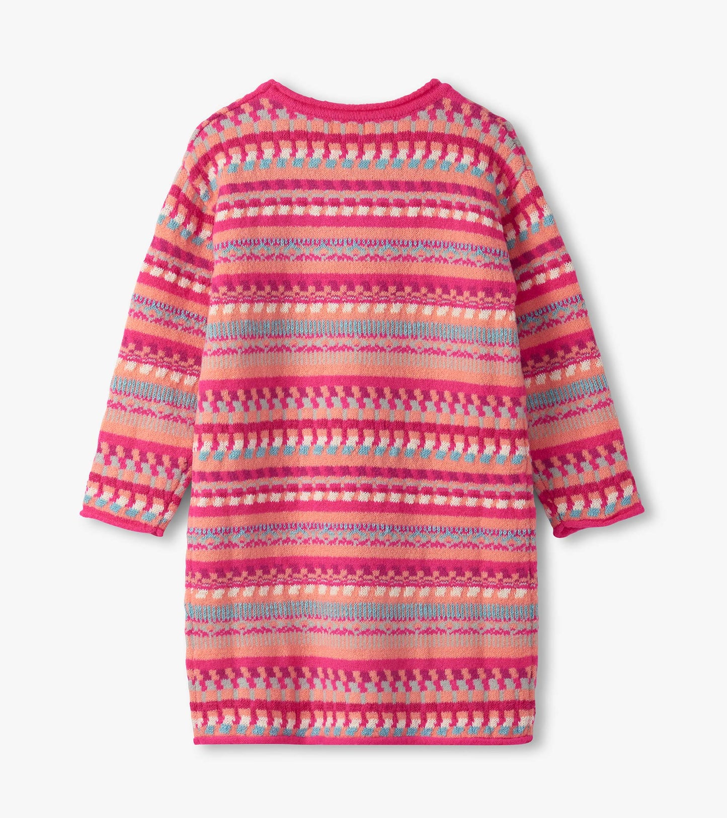 Girls Sunset Stripe Sweater Dress