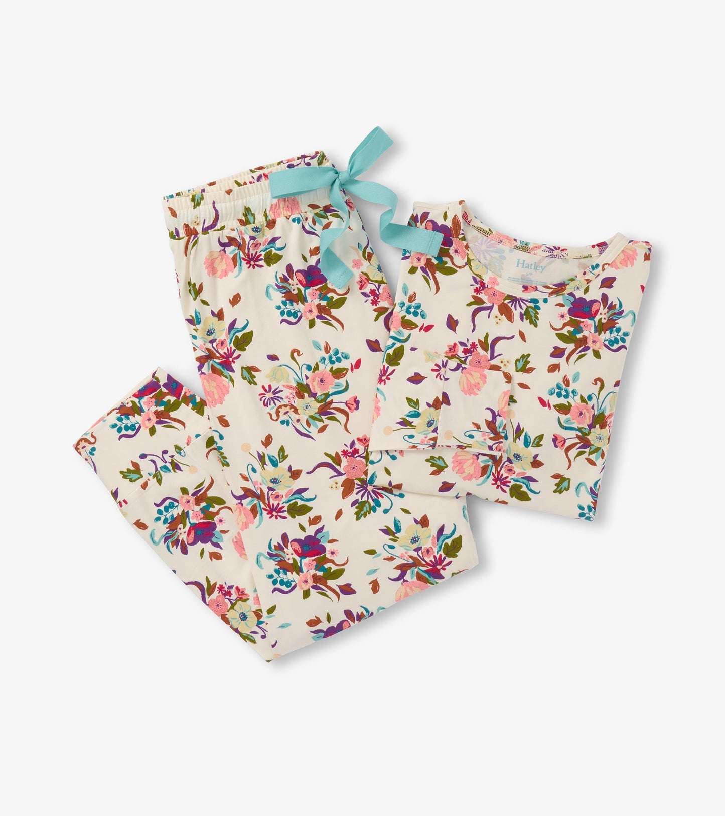 Women's Fall Floral Bamboo Pyjama Set
