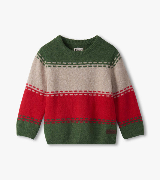 Baby Boys Holiday Combo Crew Neck Sweater