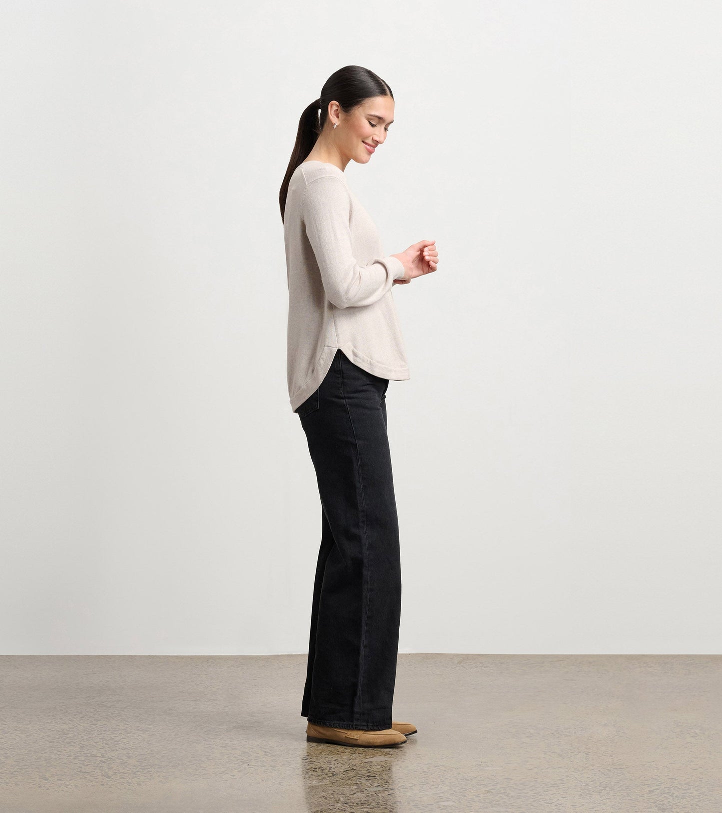 Jessie Jumper - Oatmeal Melange