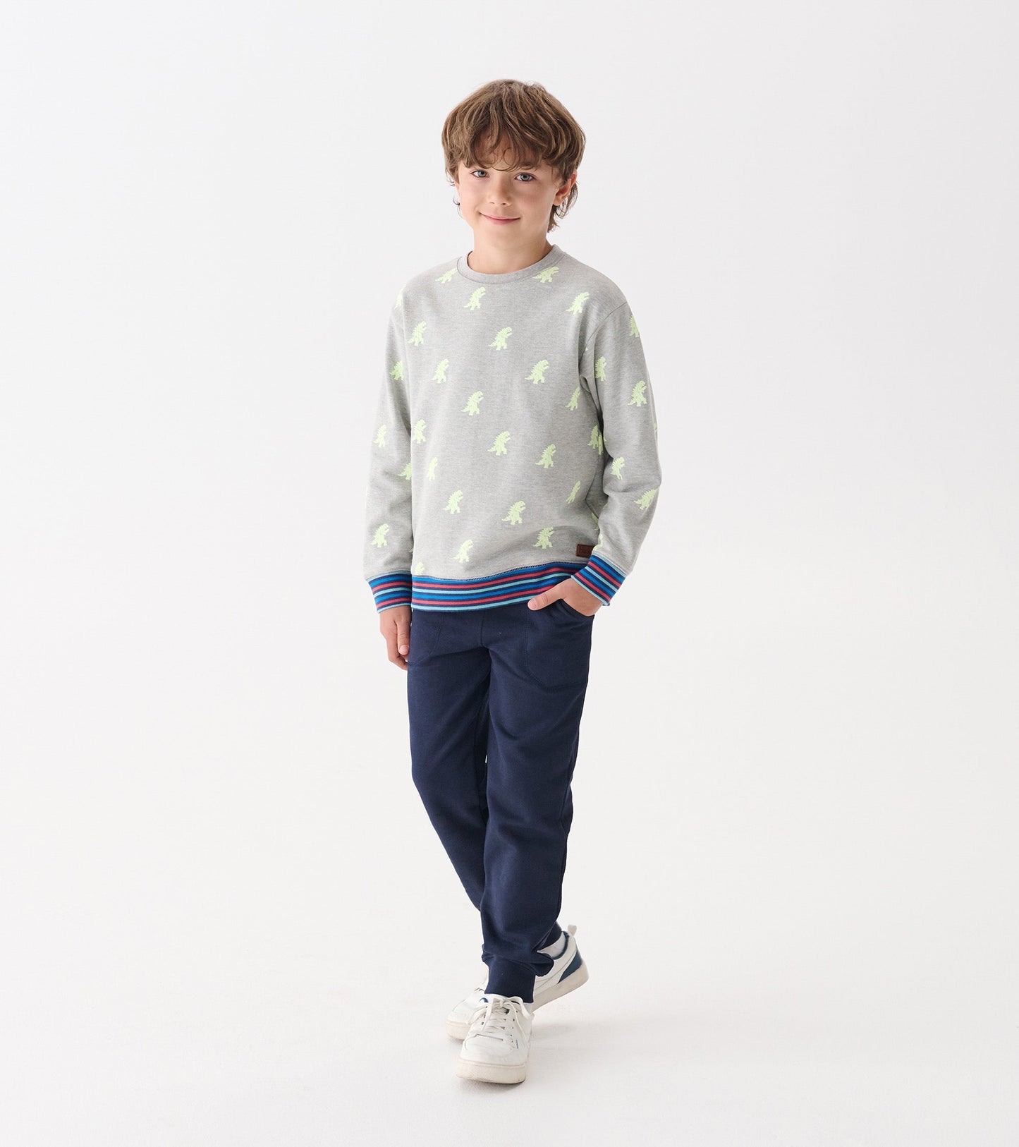 Boys Patriot Blue Polar Fleece Joggers