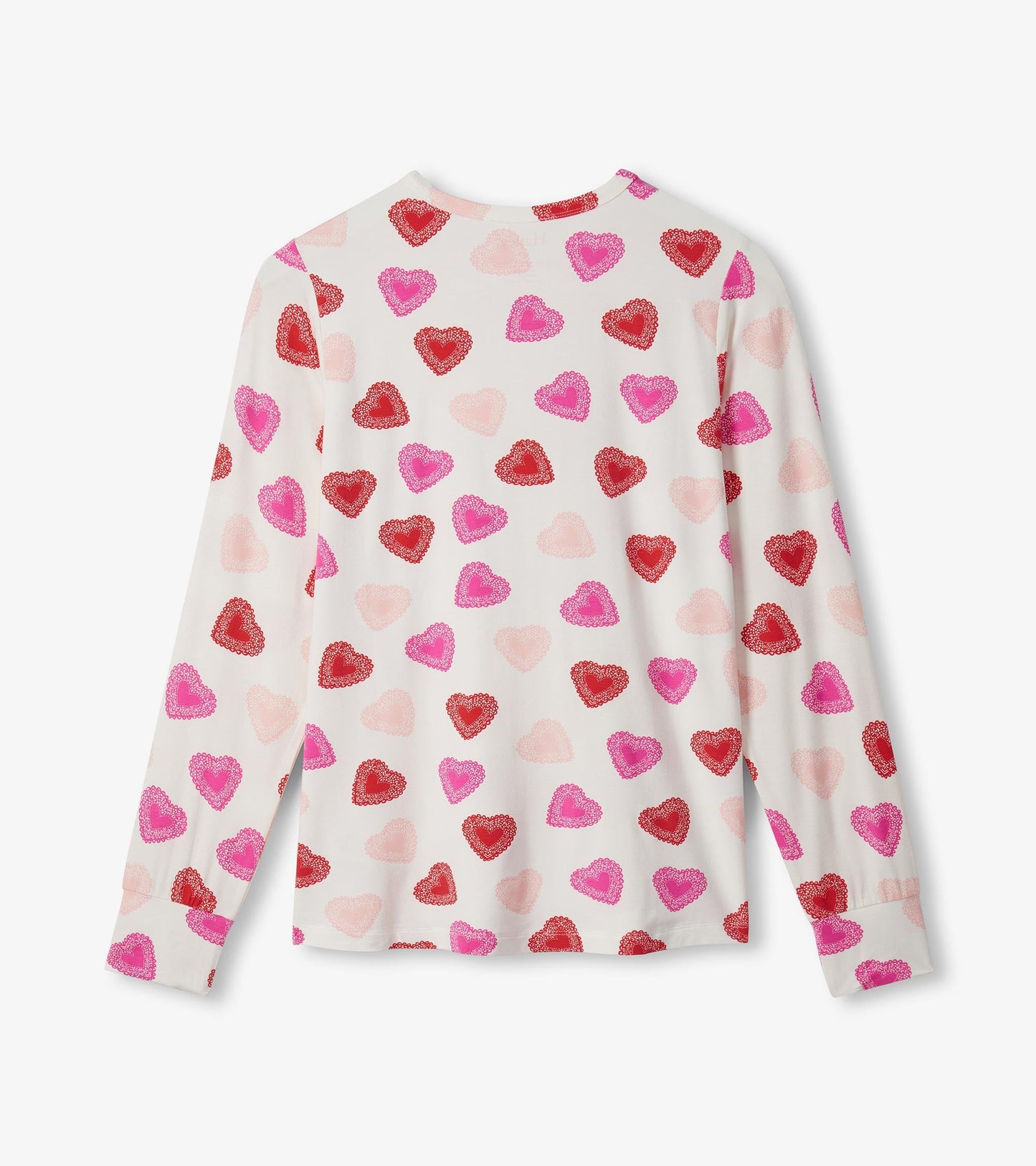 Women's Cut Out Hearts Bamboo Pyjama Set