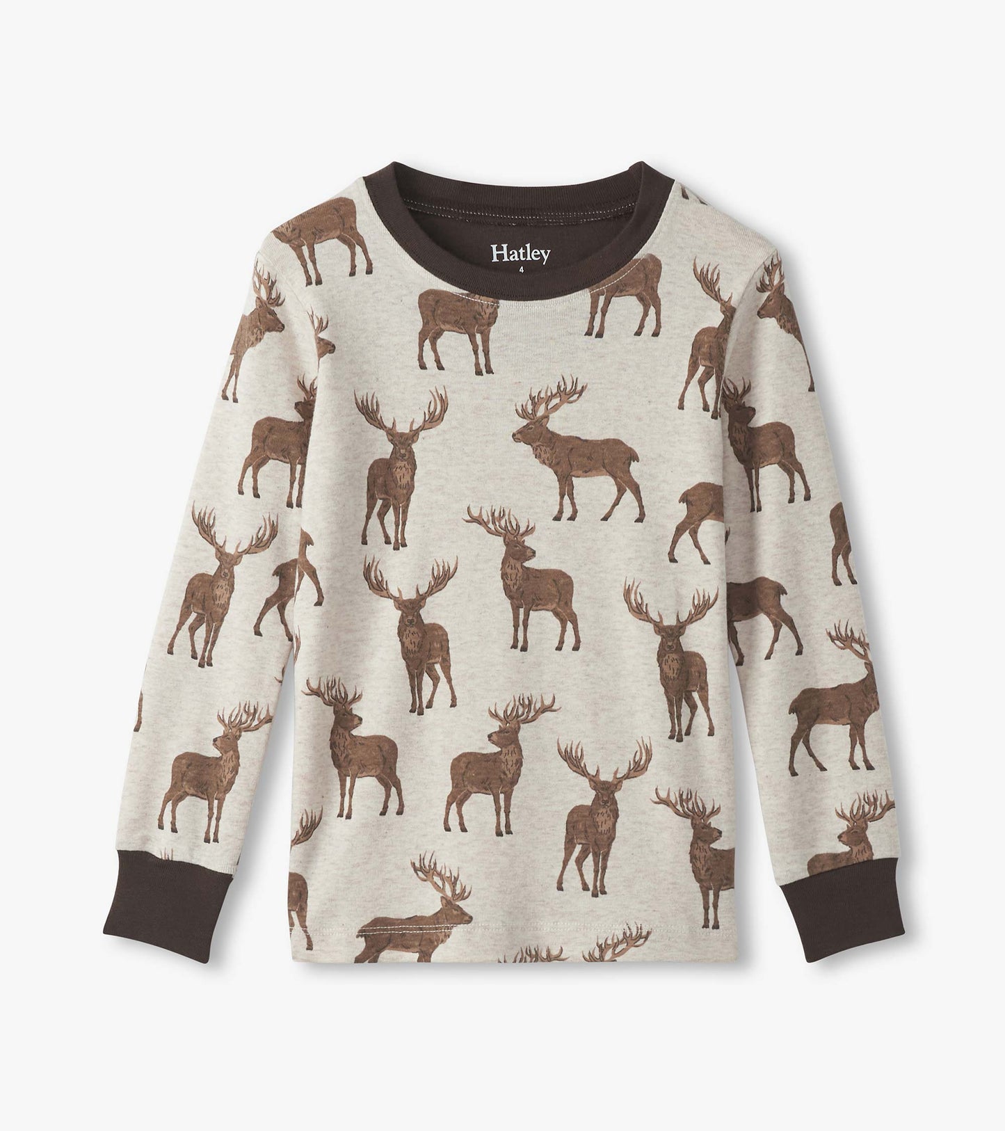 Boys Pine Brush Stags Cotton Pyjama Set