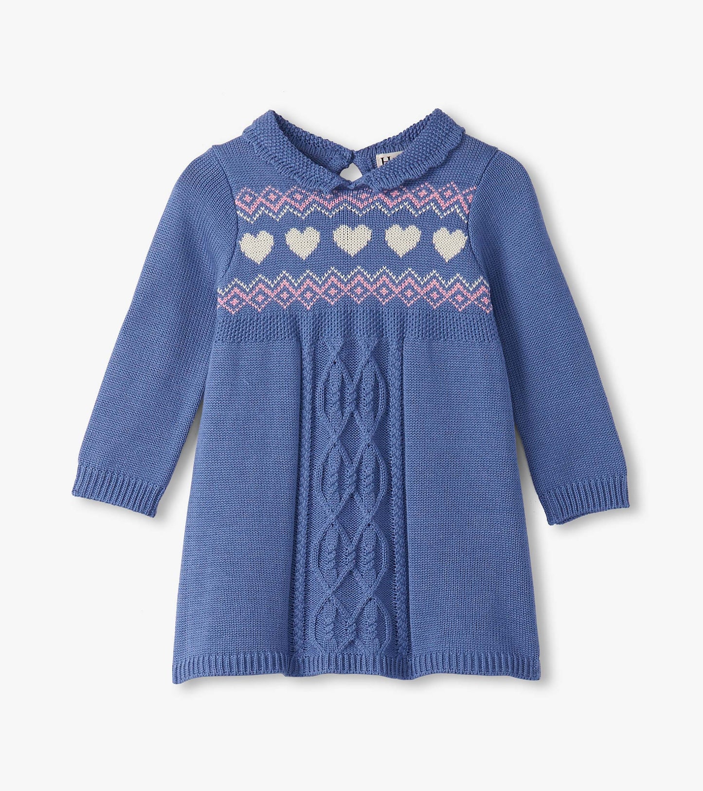 Baby & Toddler Girls Polar Bear Cable Knit Sweater Dress