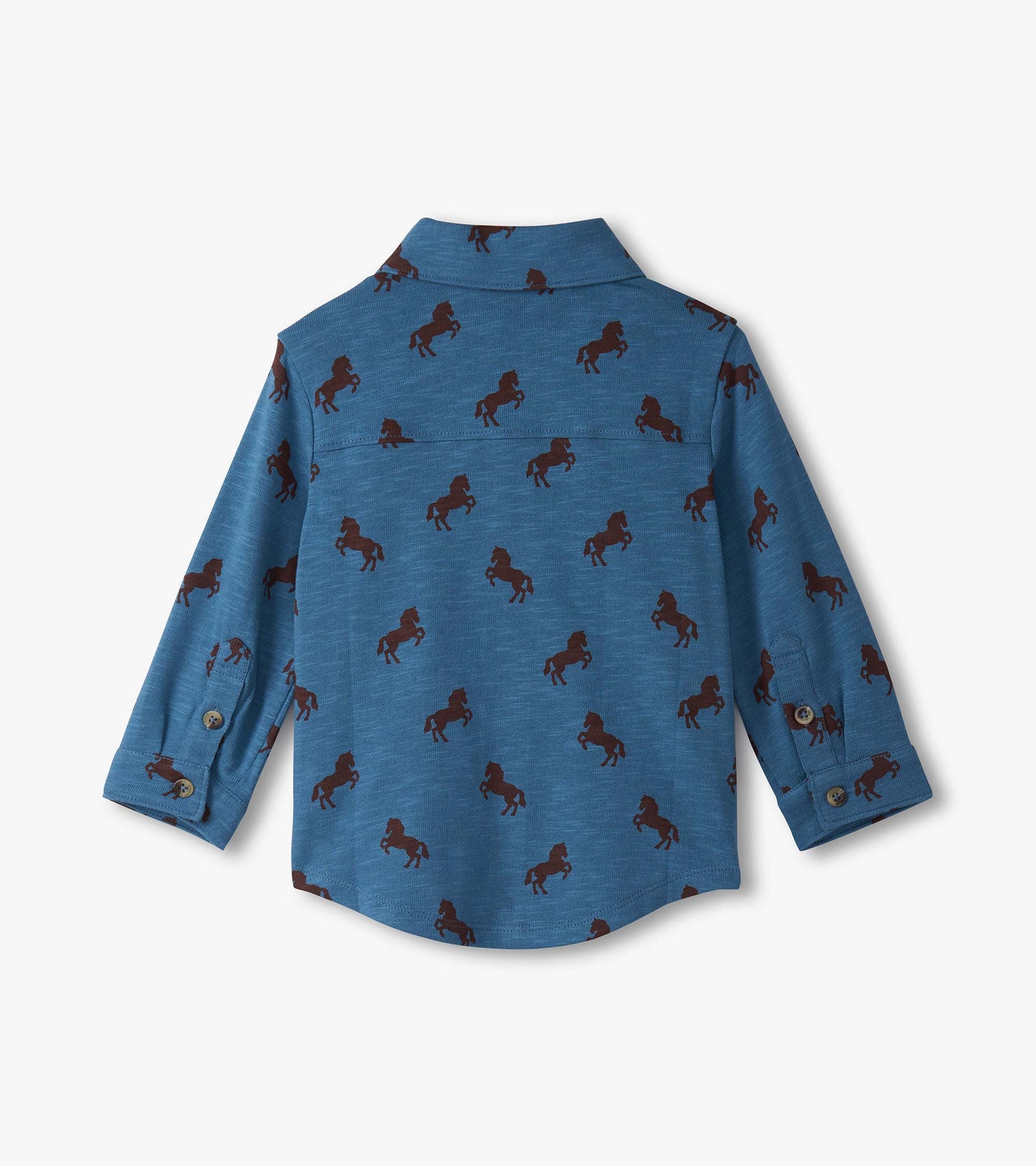 Baby & Toddler Boys Ranch Horses Button Down Shirt