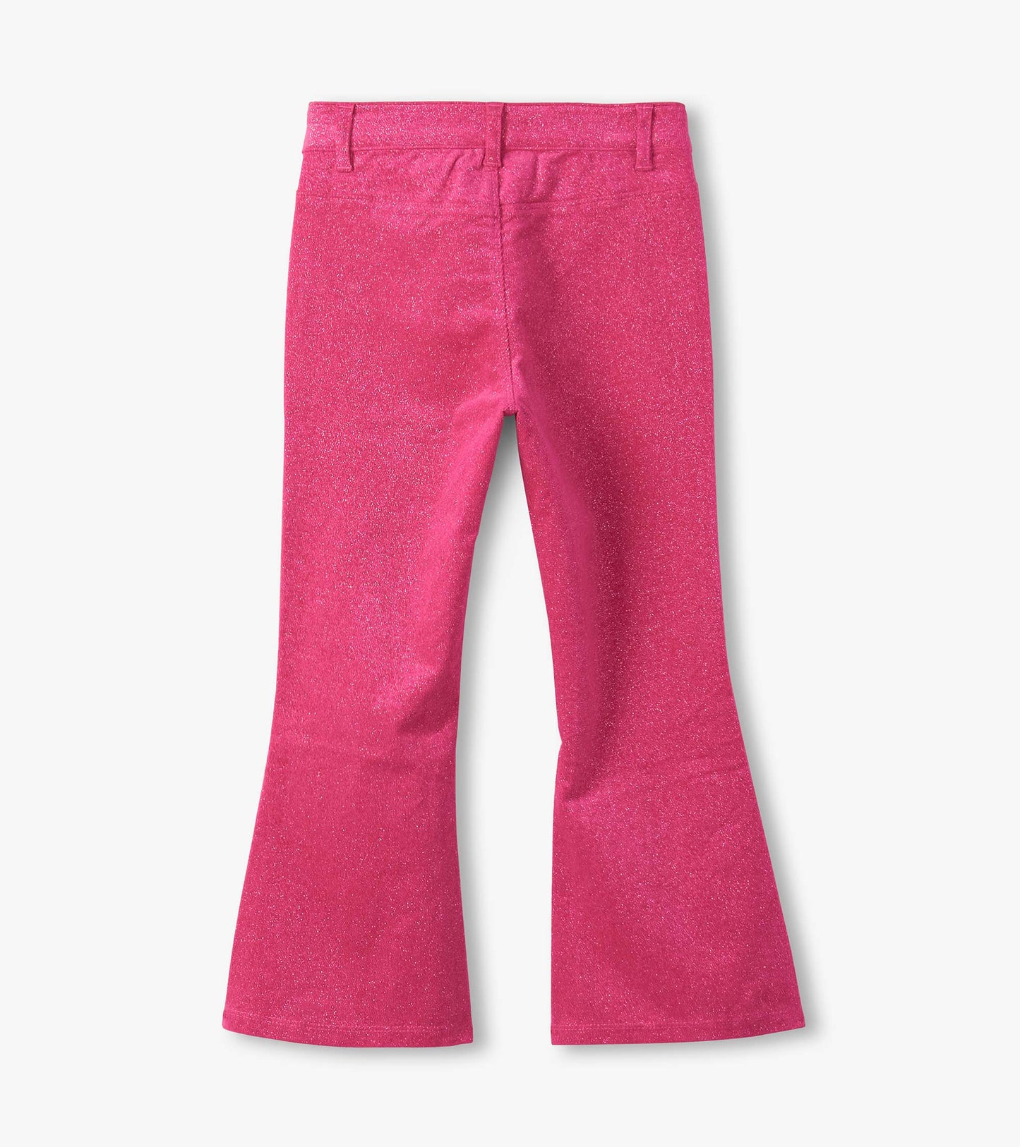 Girls Raspberry Rose Patch Pocket Flared Pants