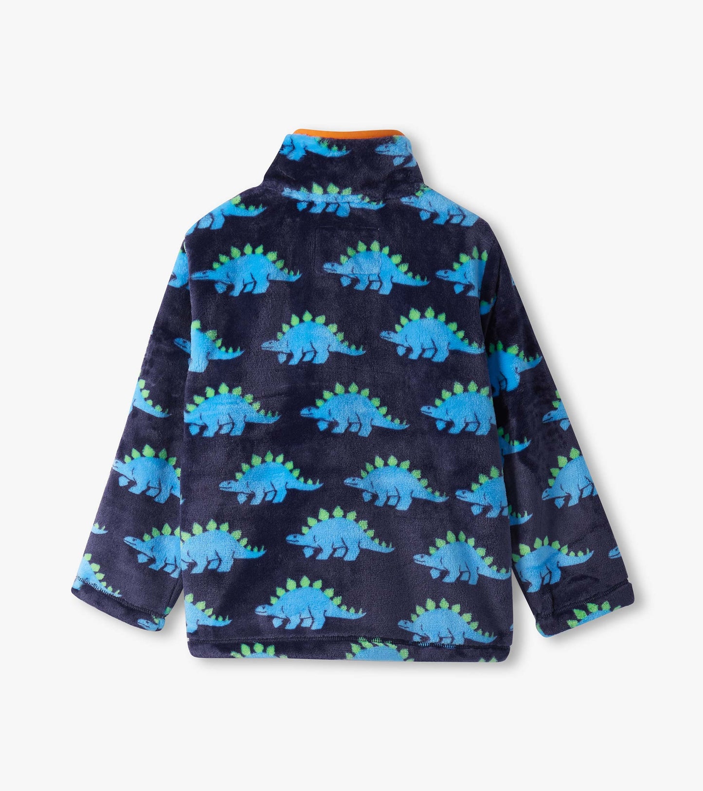 Boys Stegosaurus Fuzzy Fleece Zip-Up Jacket Hatley