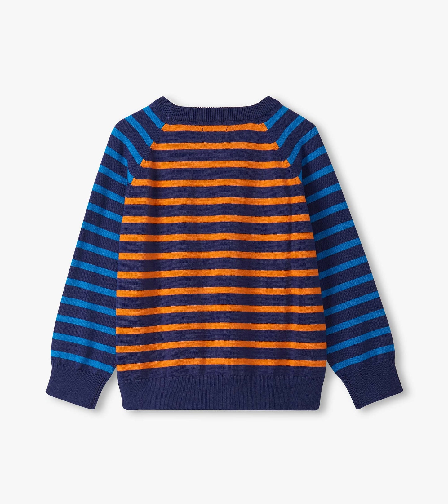 Boys Dino Mixed Stripes Raglan Sweater Hatley