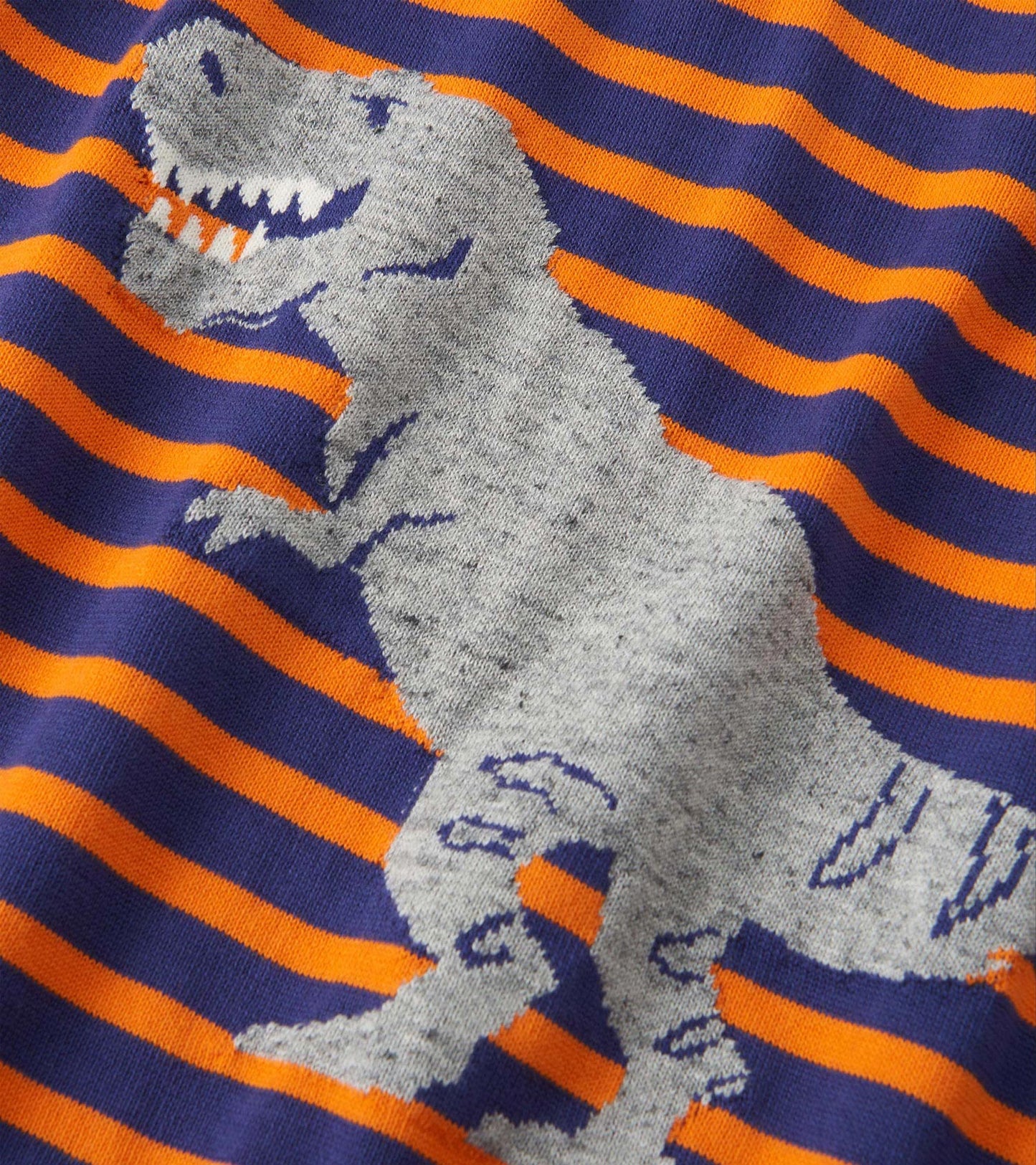 Boys Dino Mixed Stripes Raglan Sweater Hatley