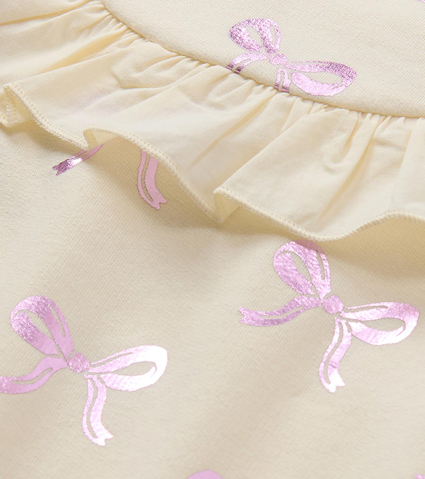 Baby & Toddler Girls Foil Bows Ruffle Dress