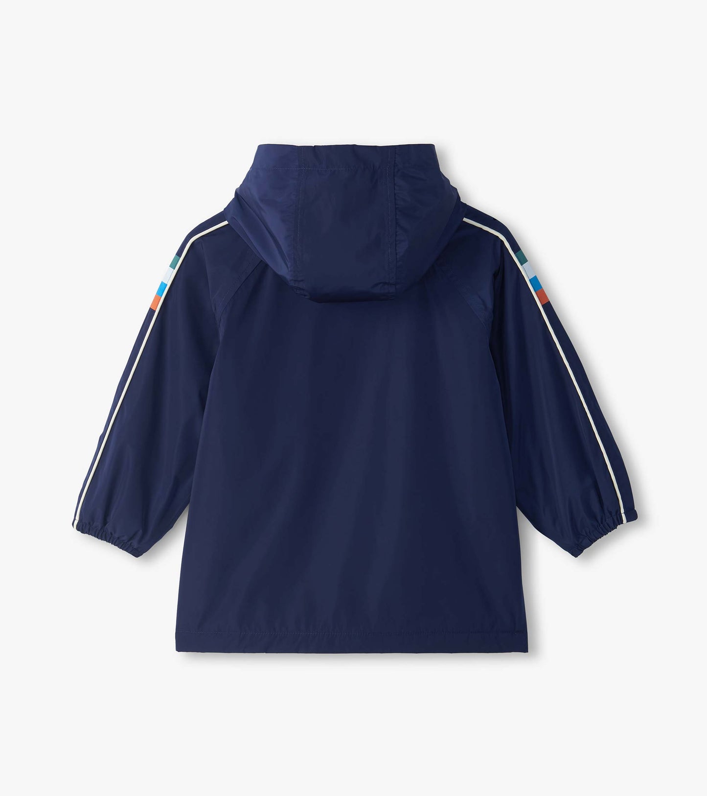 Boys Dark Navy Fleece Lined Raincoat