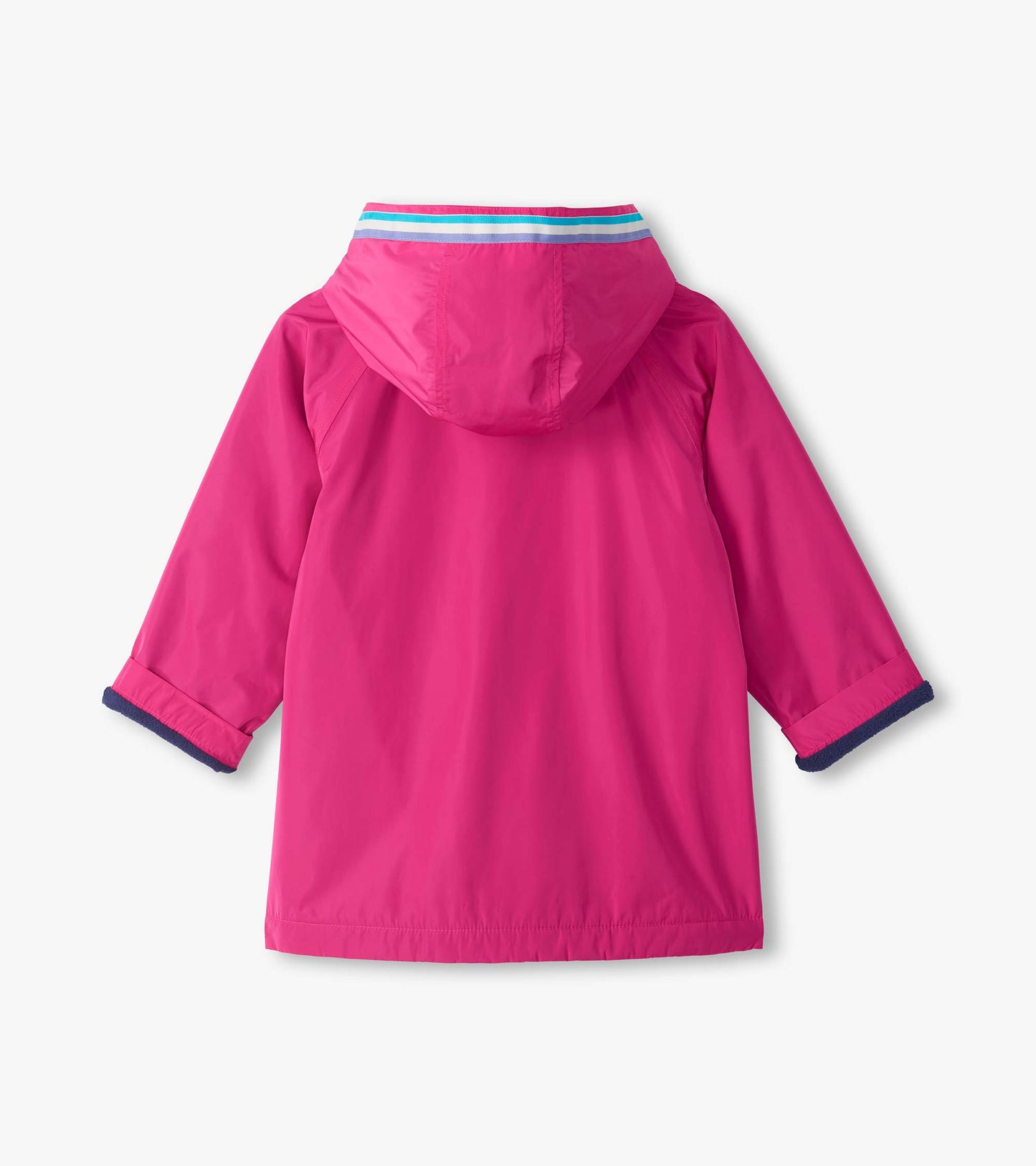 Girls Very Berry Fleece Lined Swing Raincoat