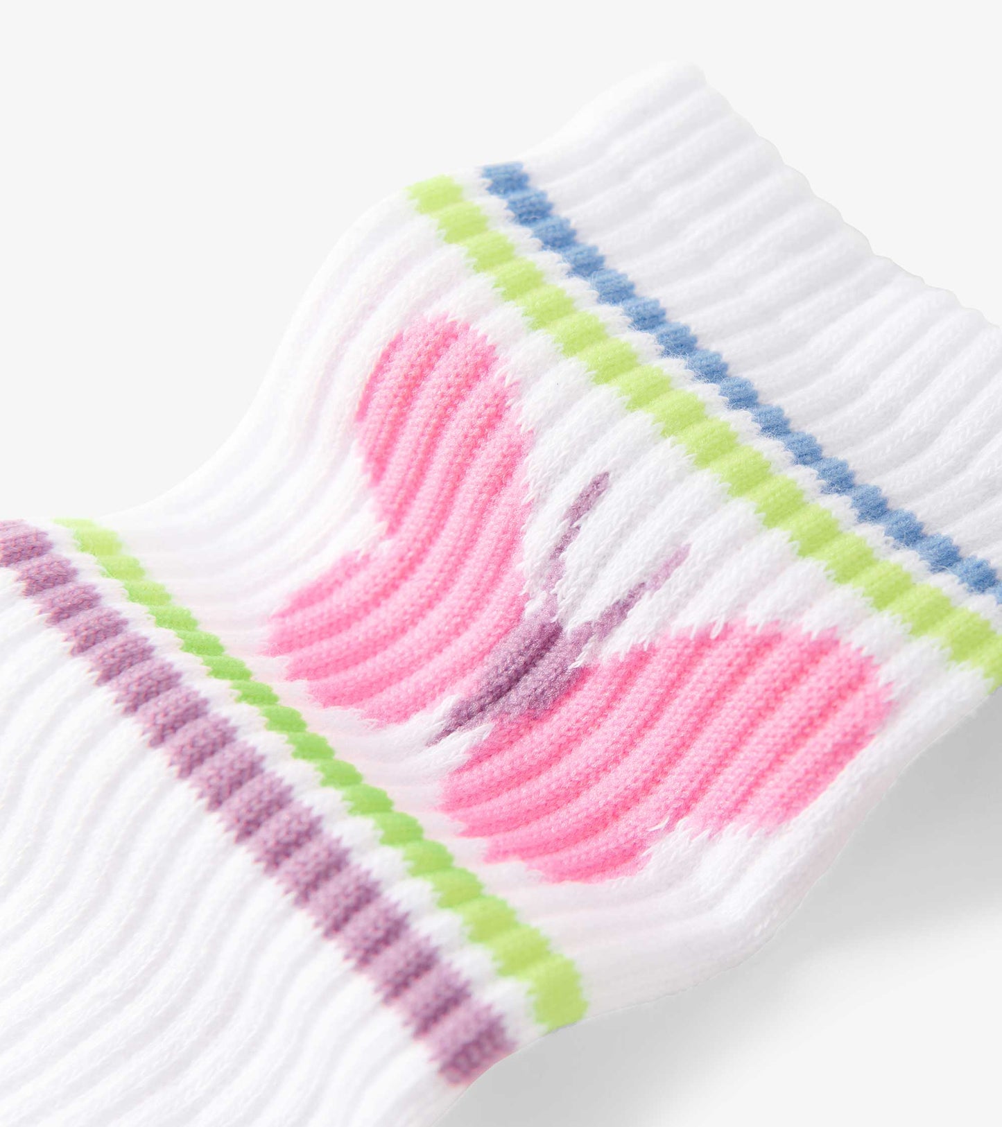 Girls Butterfly Tube Socks