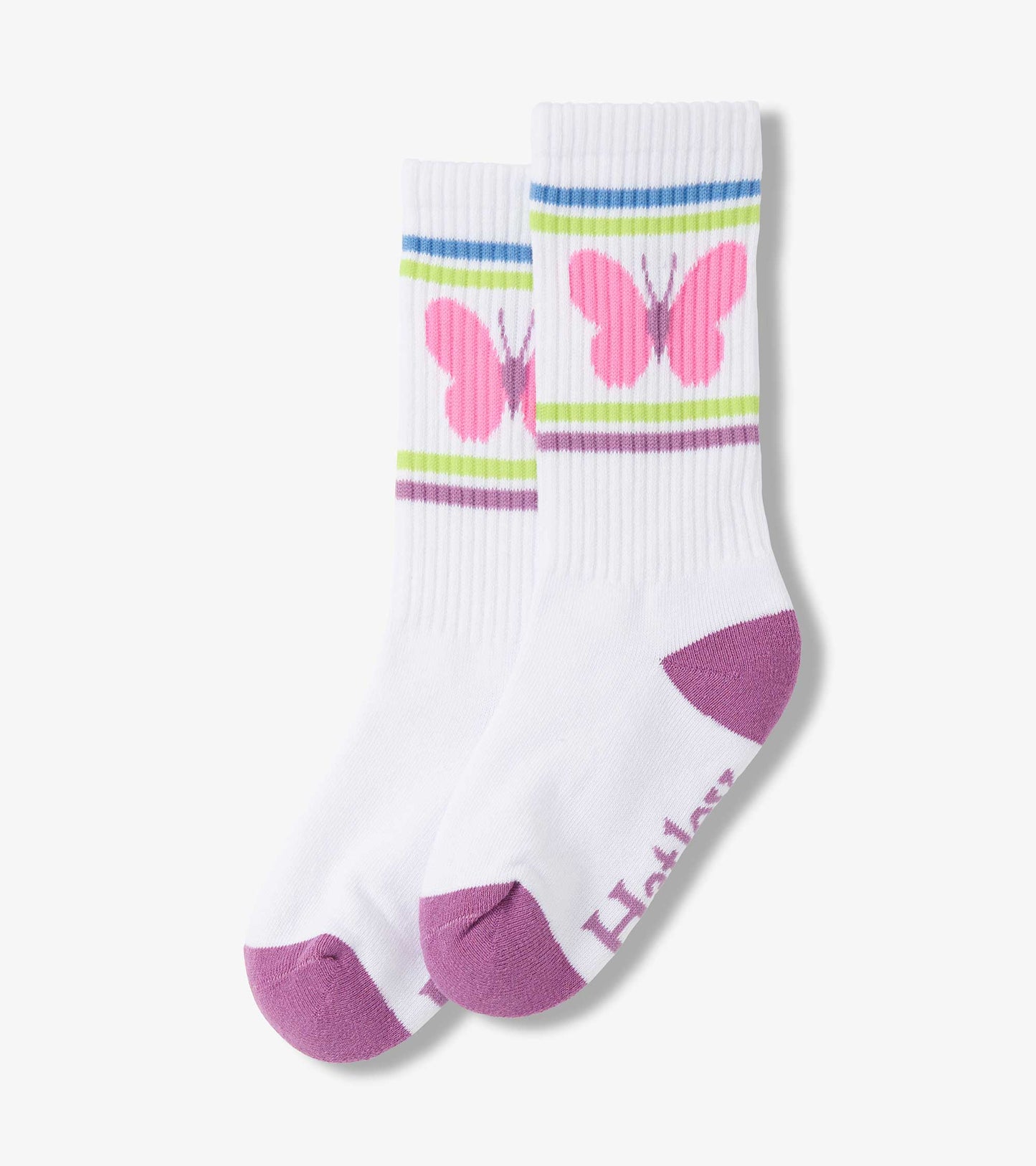 Girls Butterfly Tube Socks