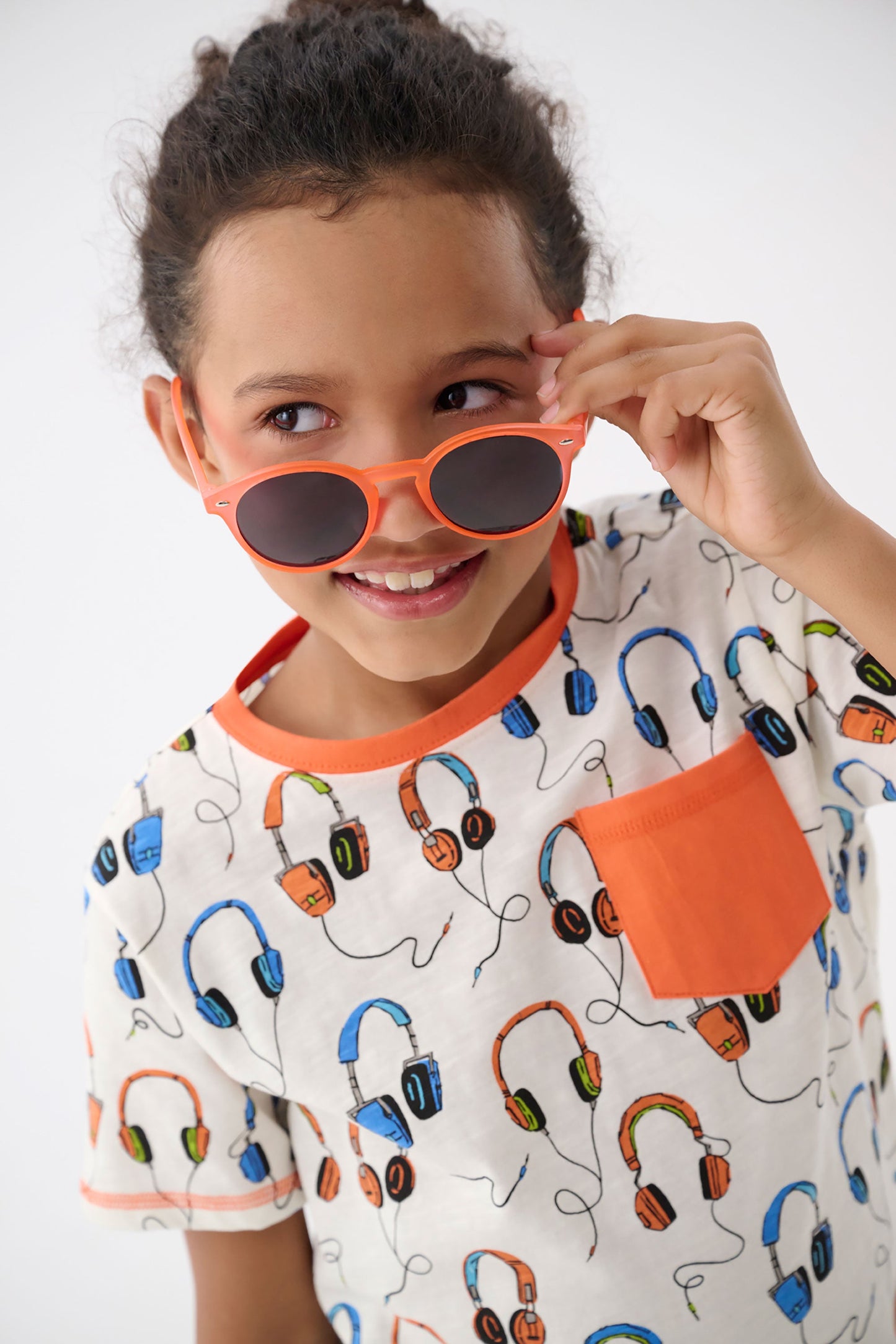 Boys Headphones Pocket T-Shirt