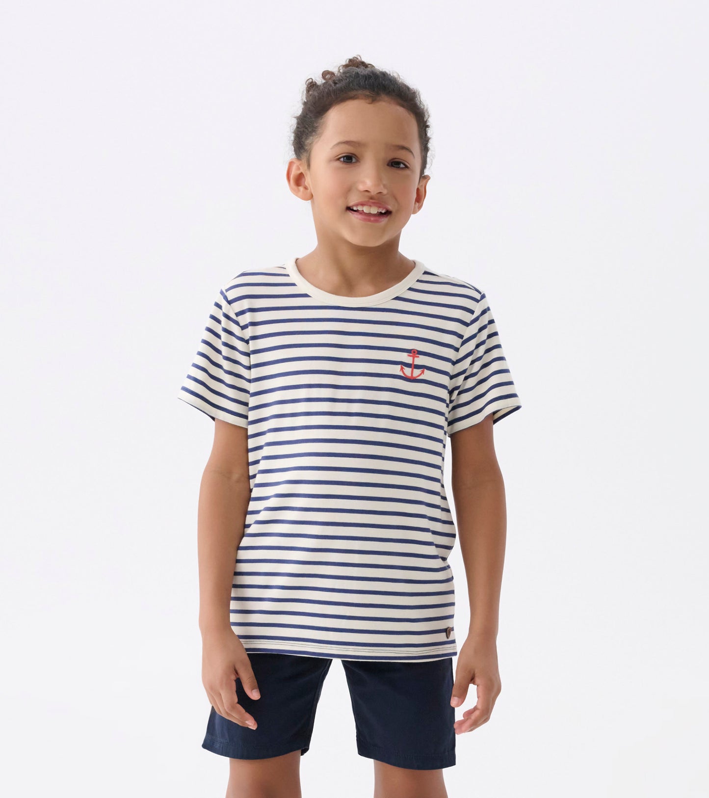 Boys Indigo Bamboo Tee