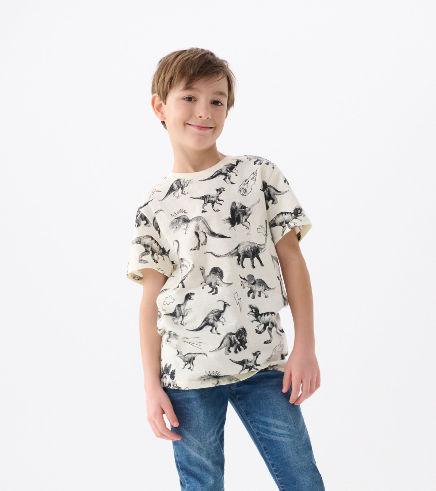 Boys Dino Extinction Graphic Tee