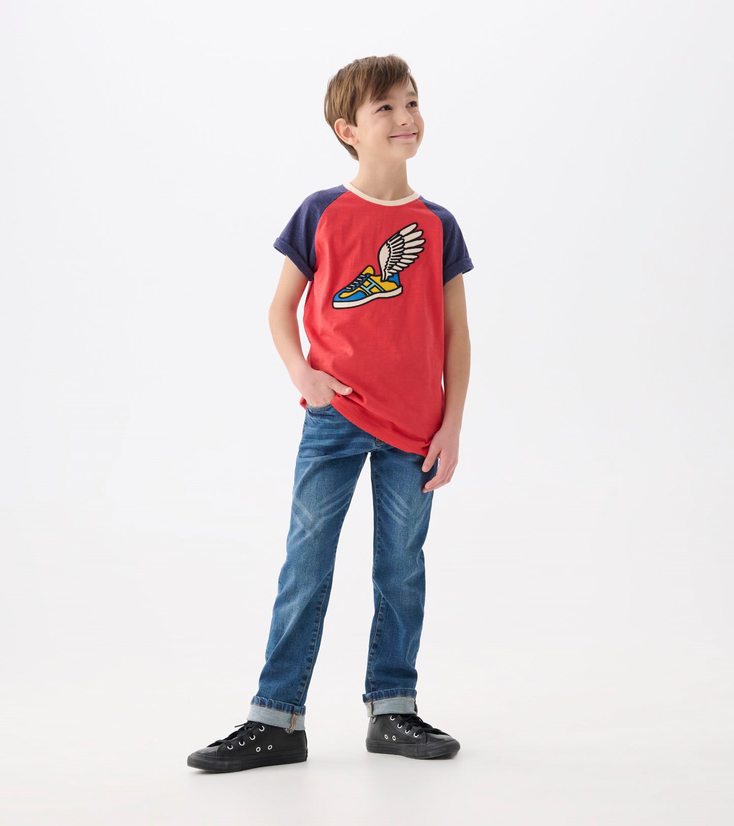 Boys Fast Wings Raglan T-Shirt