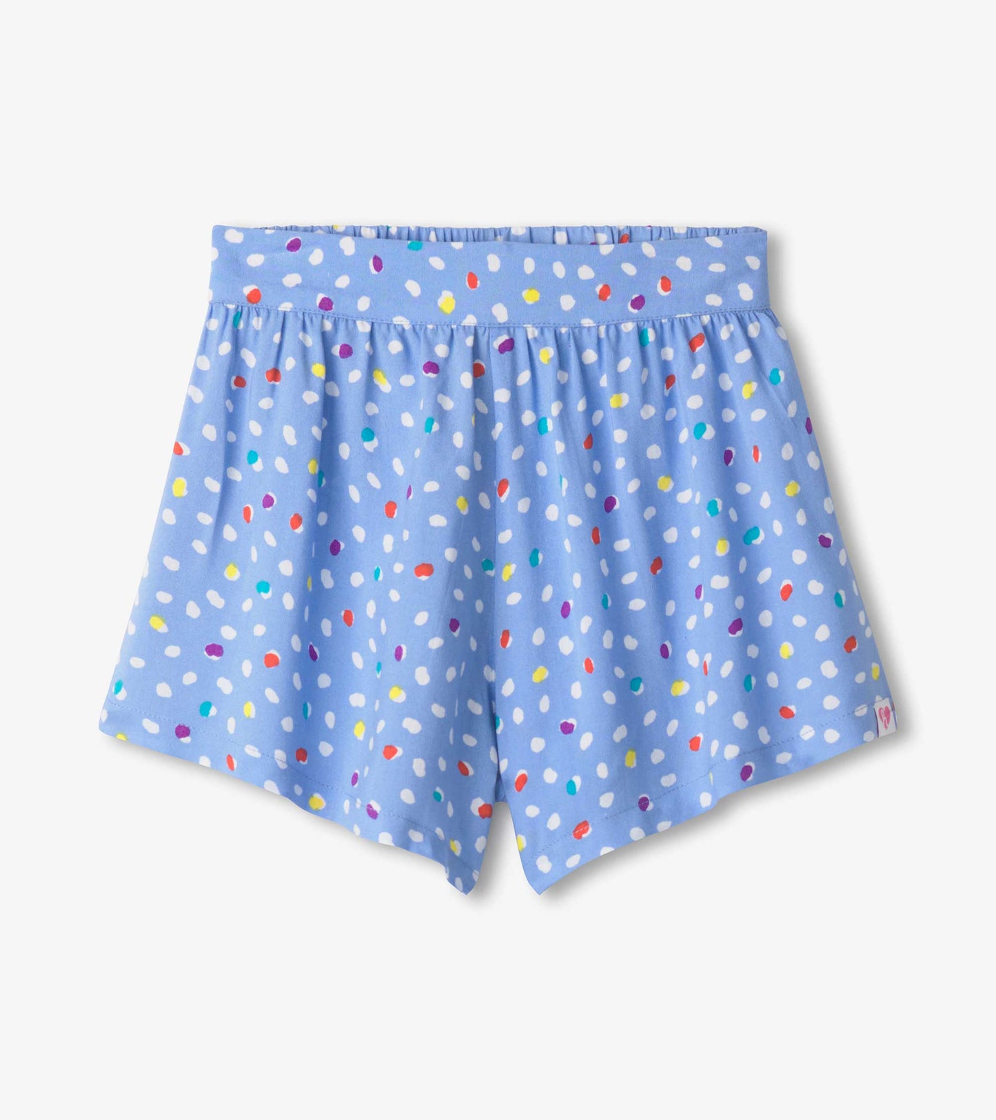 Girls Lots of Dots Woven Gathered Shorts