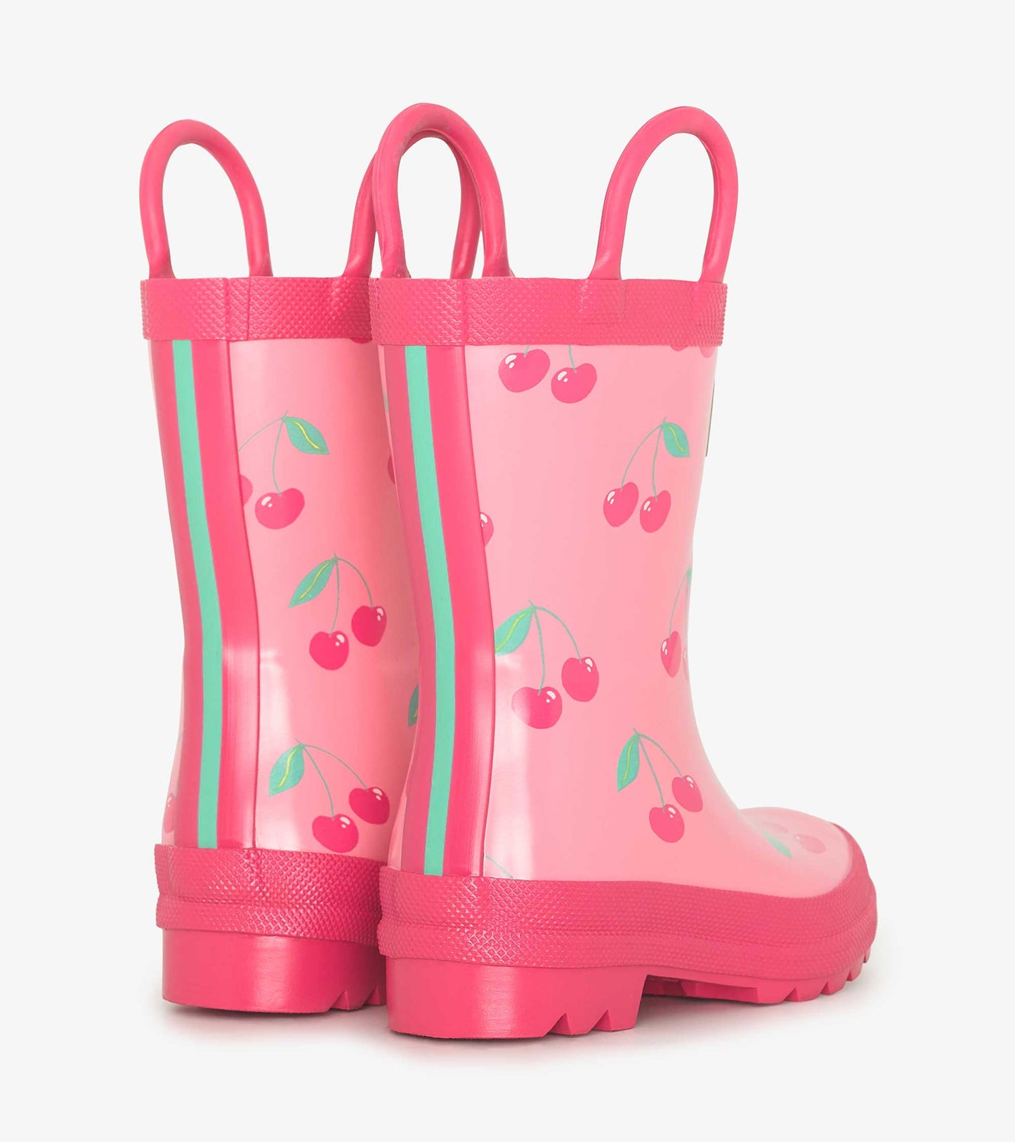 Girls Cherries Wellies with Handles