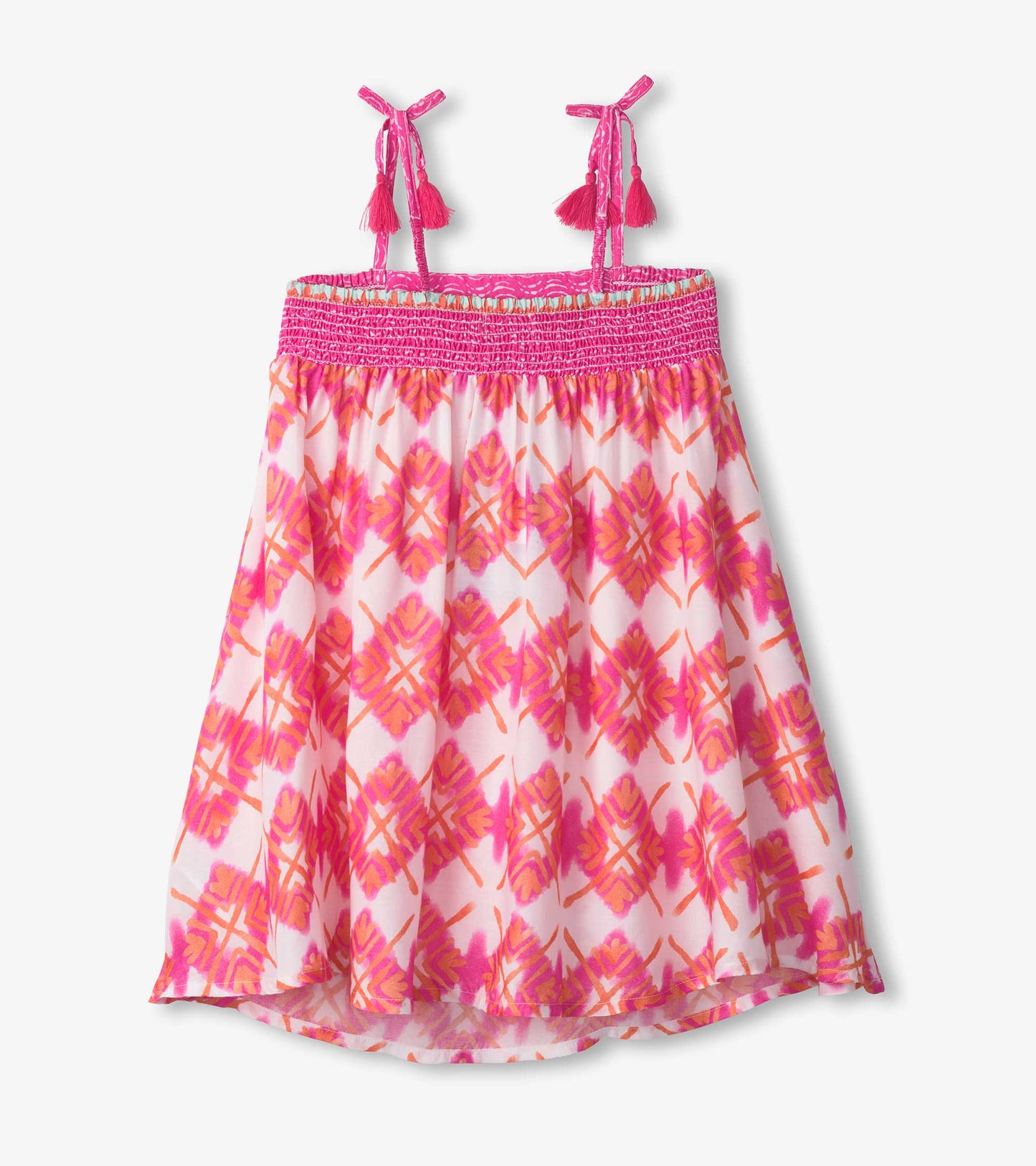 Girls Painted Sunburst Girls Floral Dress