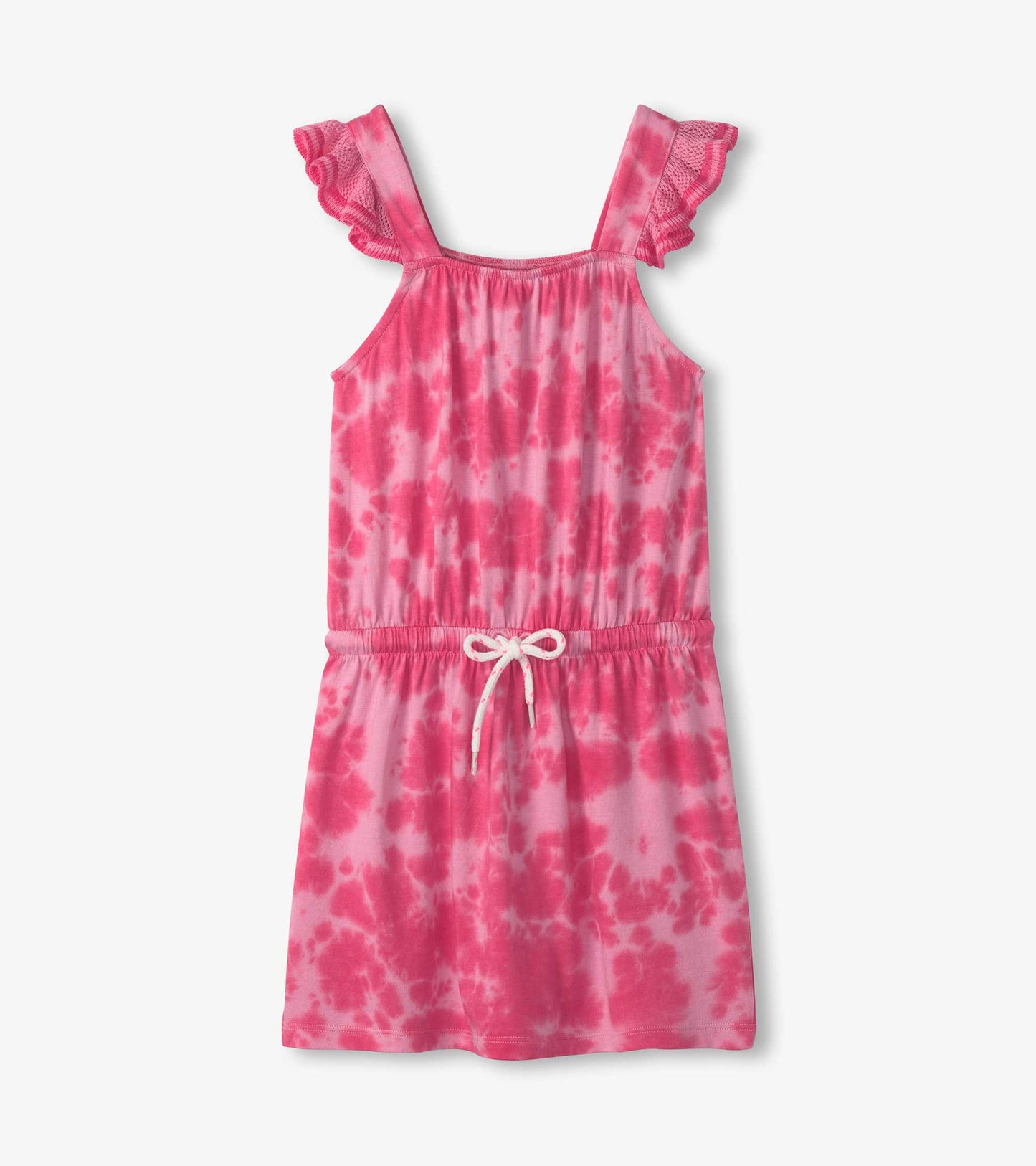 Girls Tie Dye Crush Crochet Bodice Dress