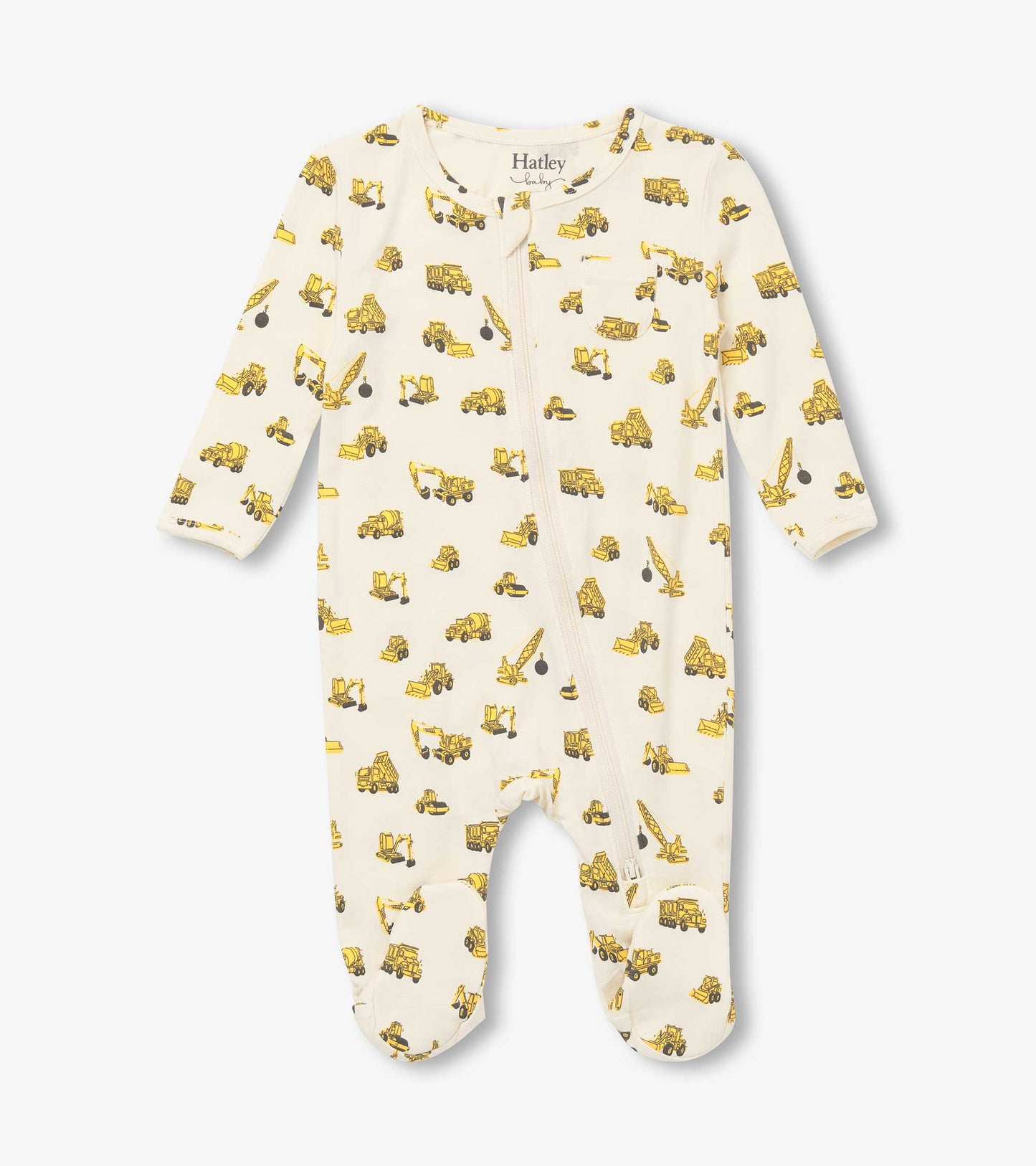 Baby Boys Under Construction Footed Sleeper