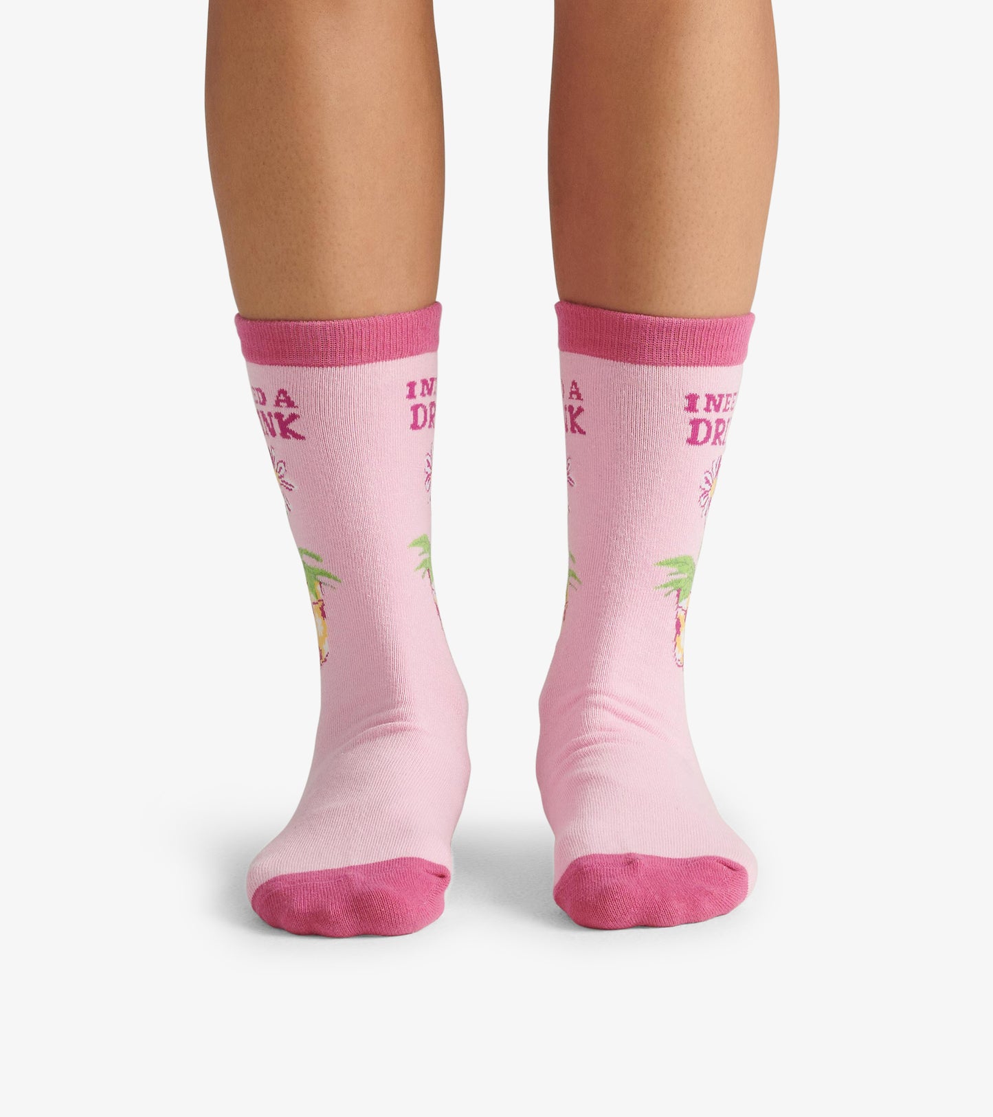 I Need A Drink Women's Crew Socks