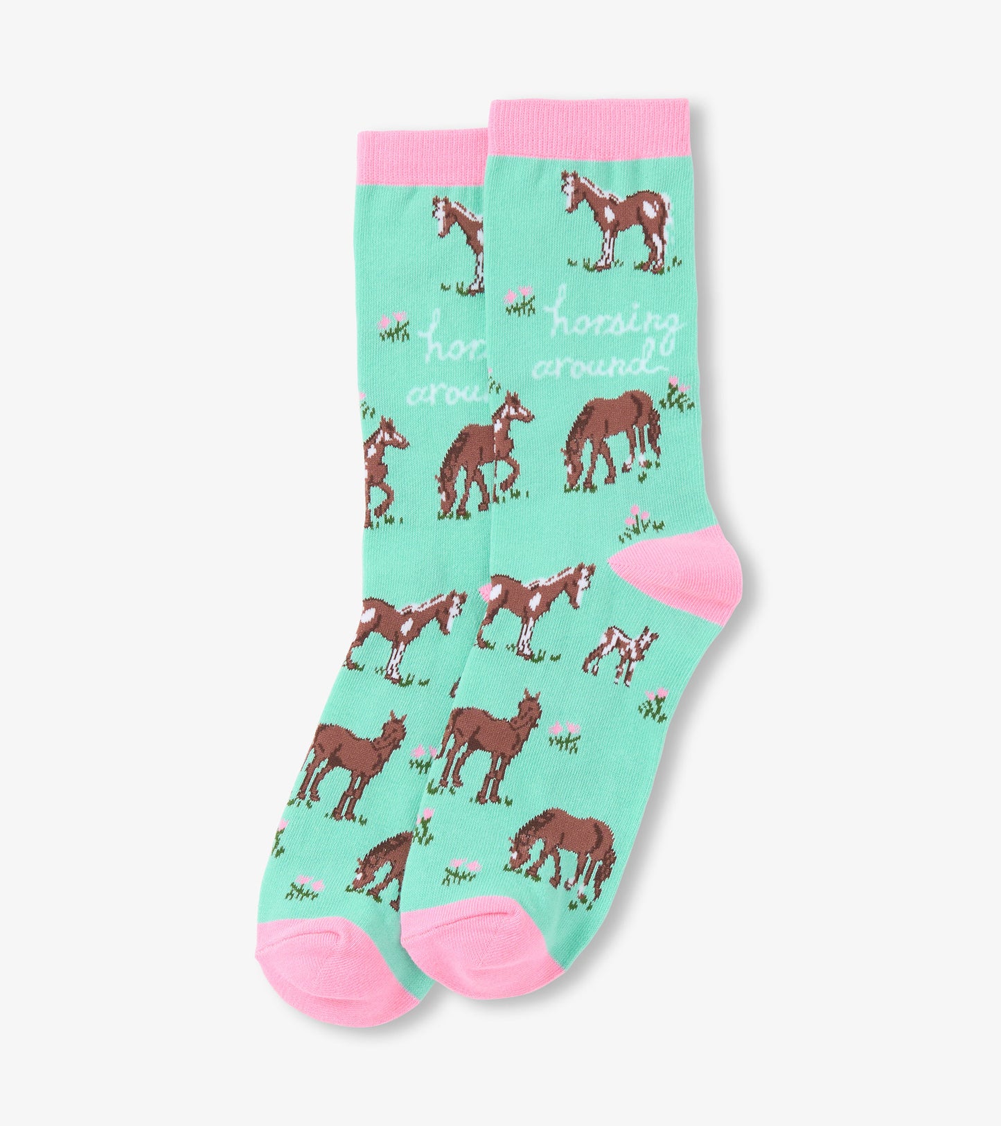Women's Horsing Around Crew Socks