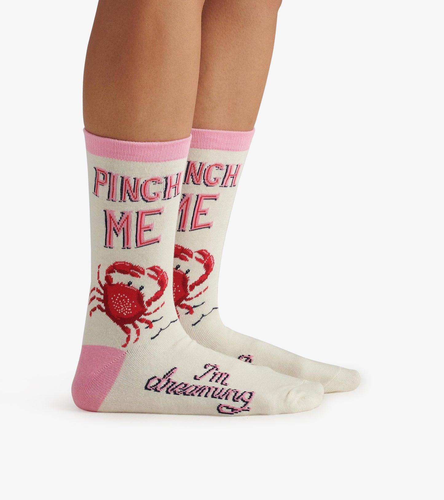 Pinch Me Women's Crew Socks