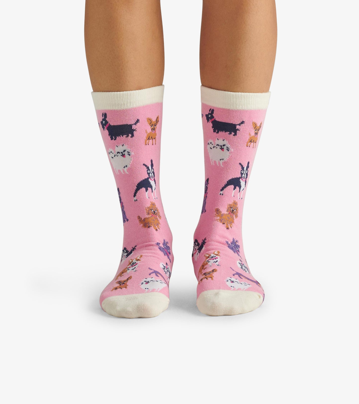 Cheerful Dogs Women's Crew Socks