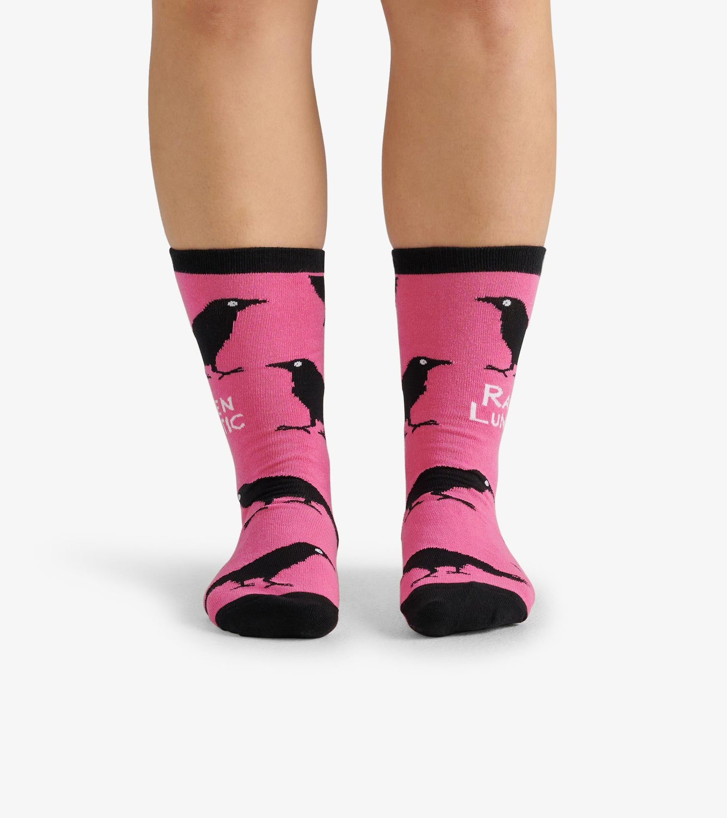 Raven Lunatic Women's Crew Socks