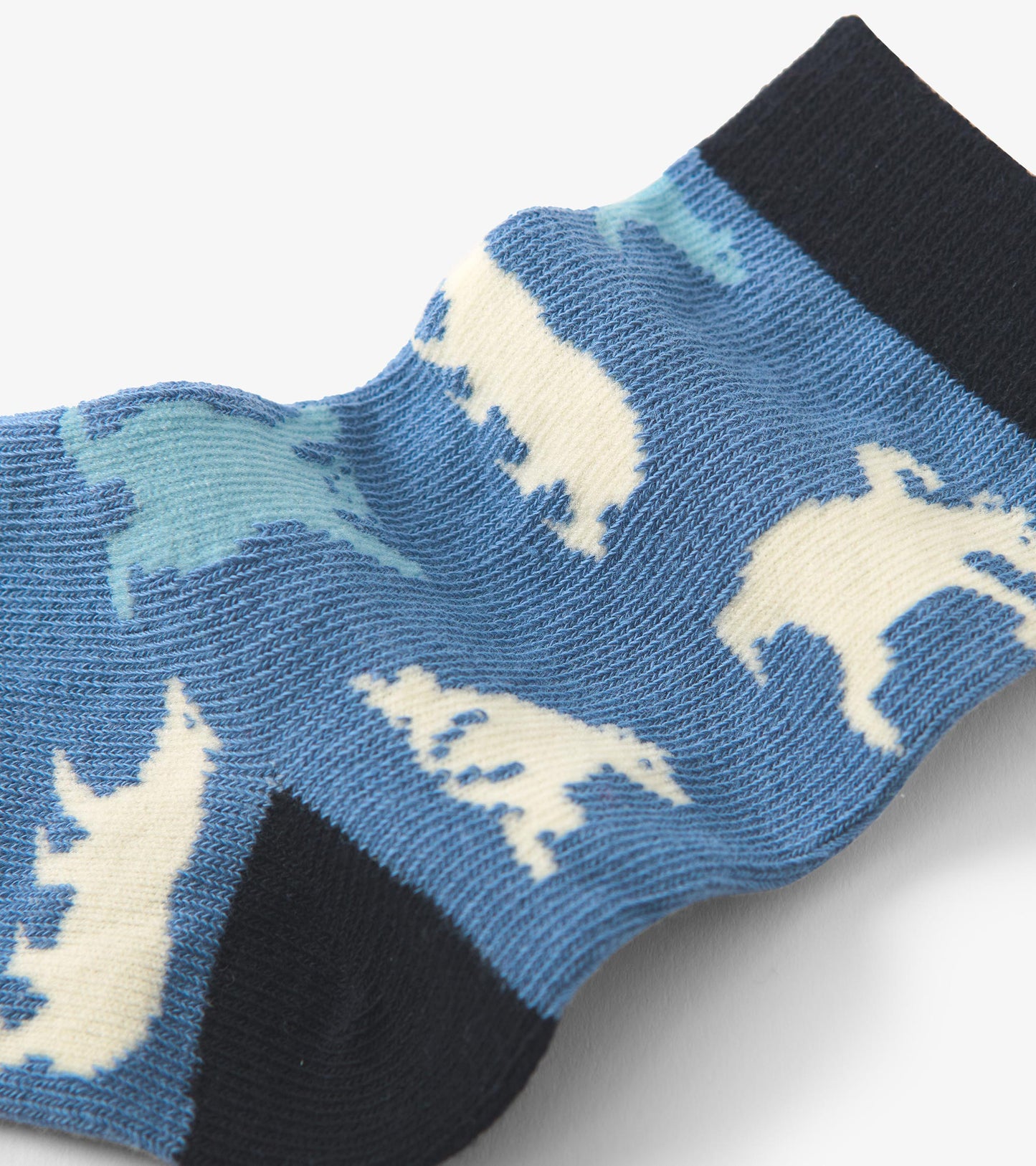 Kids Blue Polar Bears Crew Socks Hatley Little Blue House