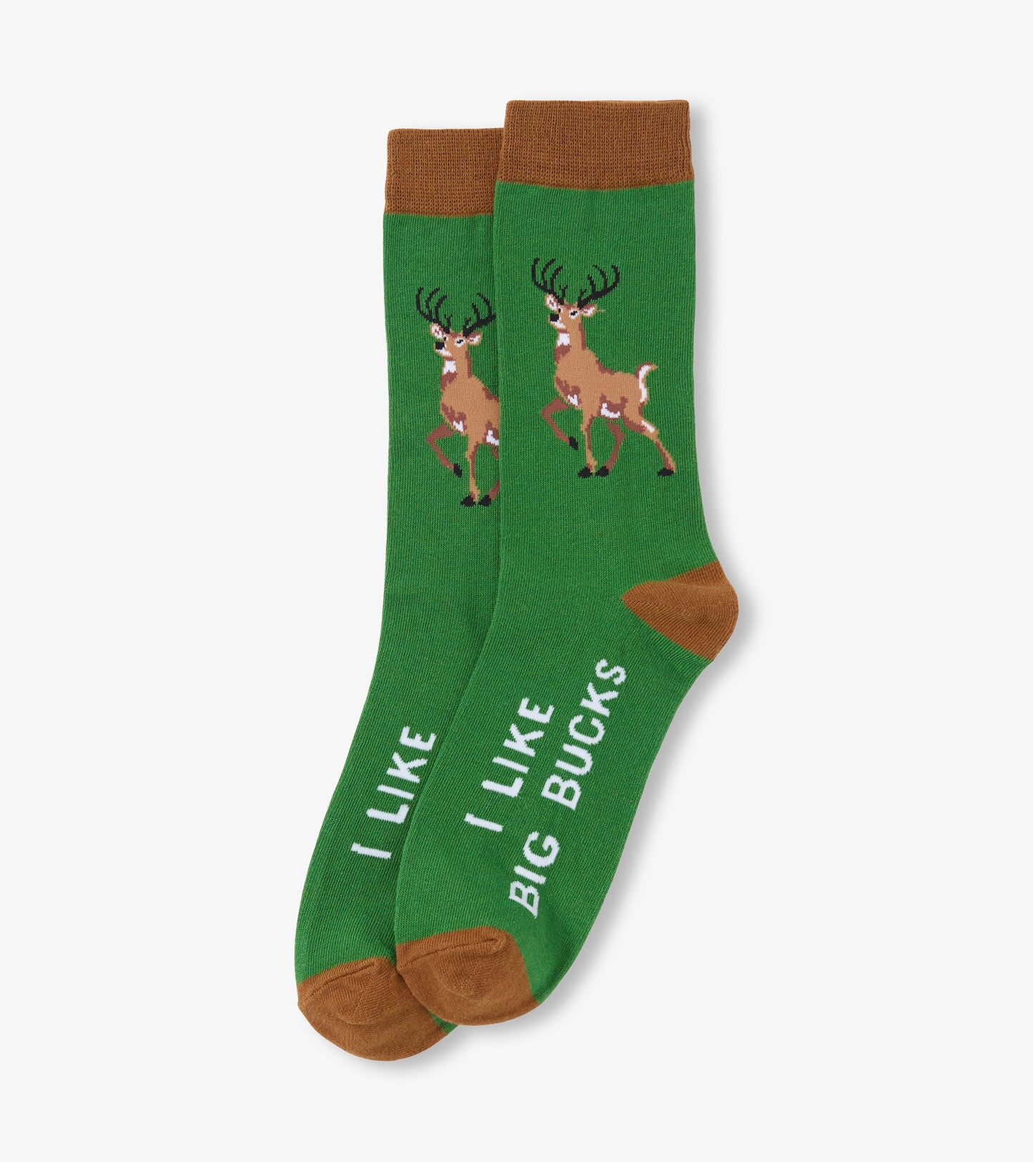 Men's I Like Big Bucks Crew Socks