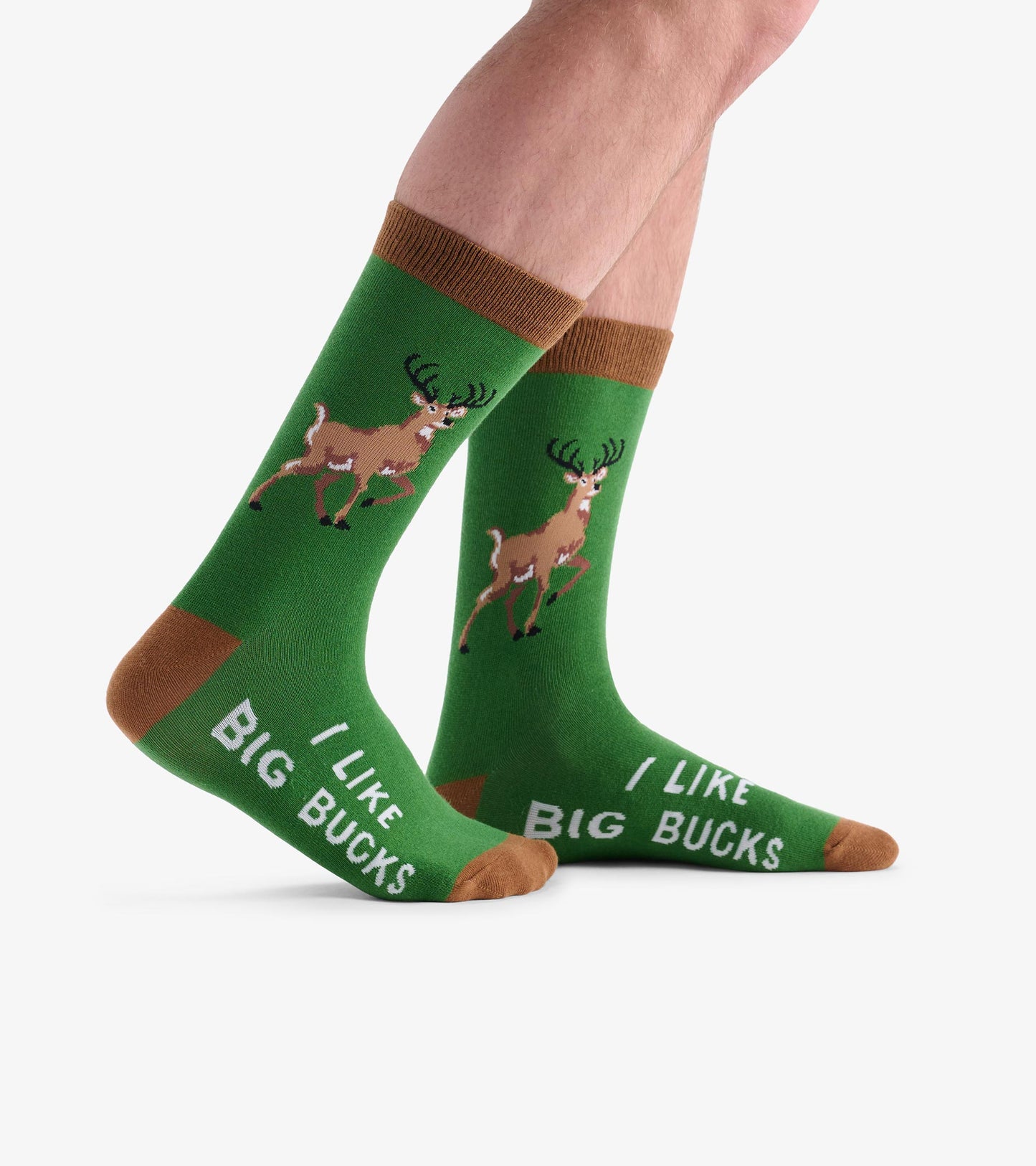 Men's I Like Big Bucks Crew Socks