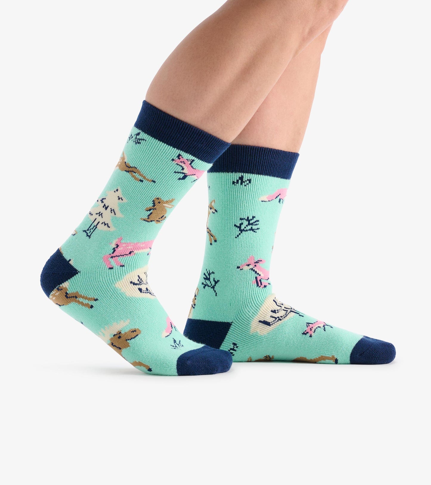 Women's Forest Animals Cozy Socks