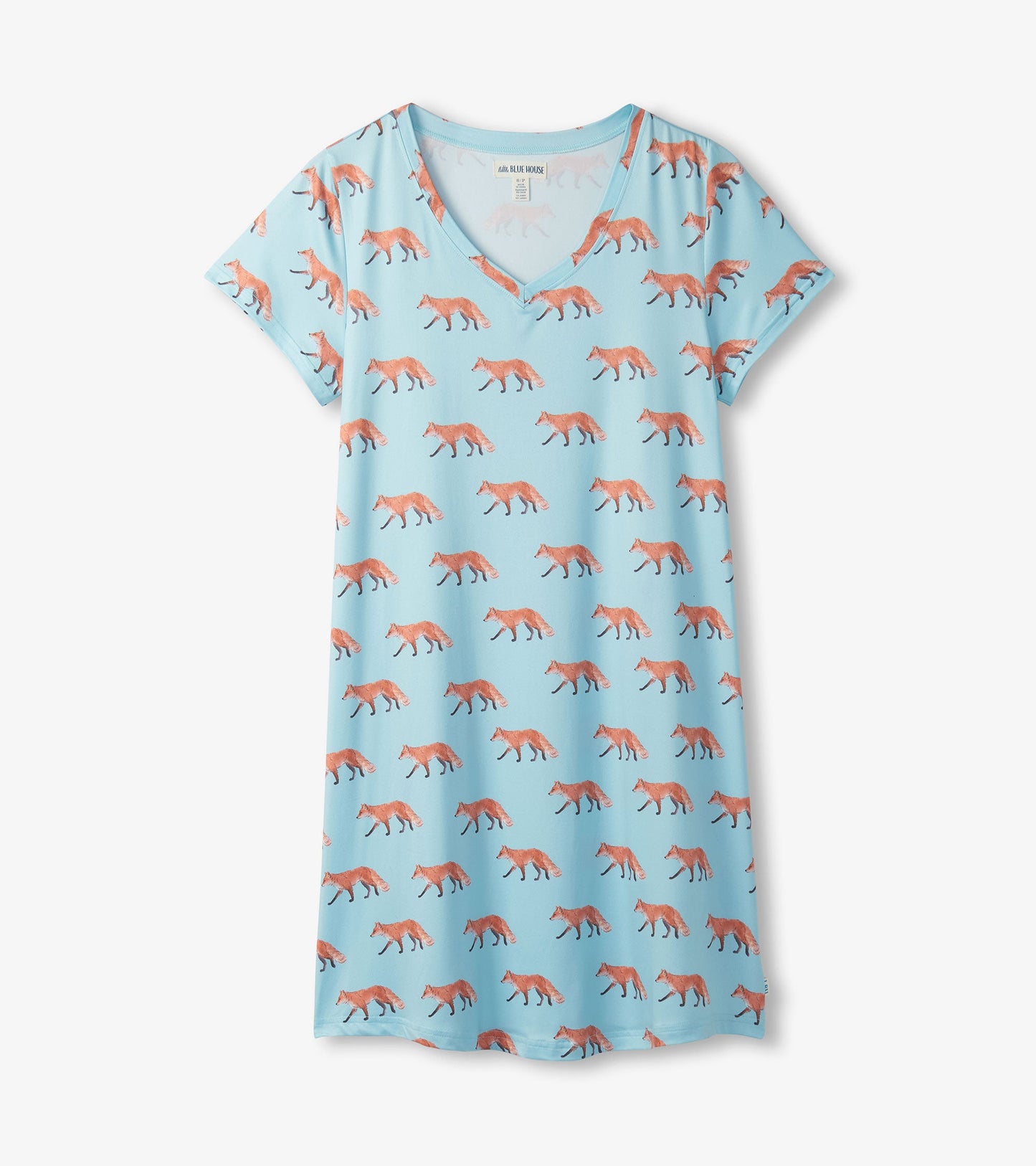 Women's Watercolour Foxes Nightdress