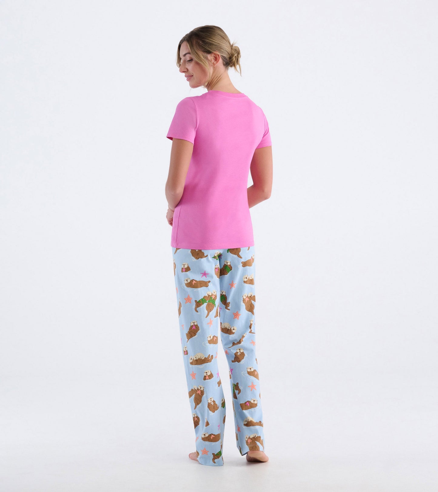 Women's Happy Otters Pajama T-Shirt